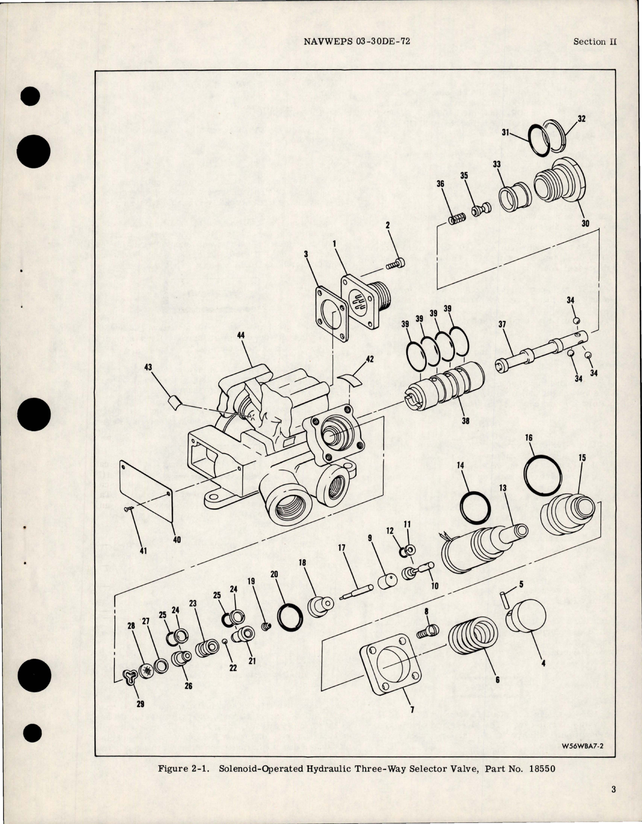 Sample page 5 from AirCorps Library document: Overhaul Instructions for Solenoid Operated Hydraulic Three Way Selector Valve - Part 18550 