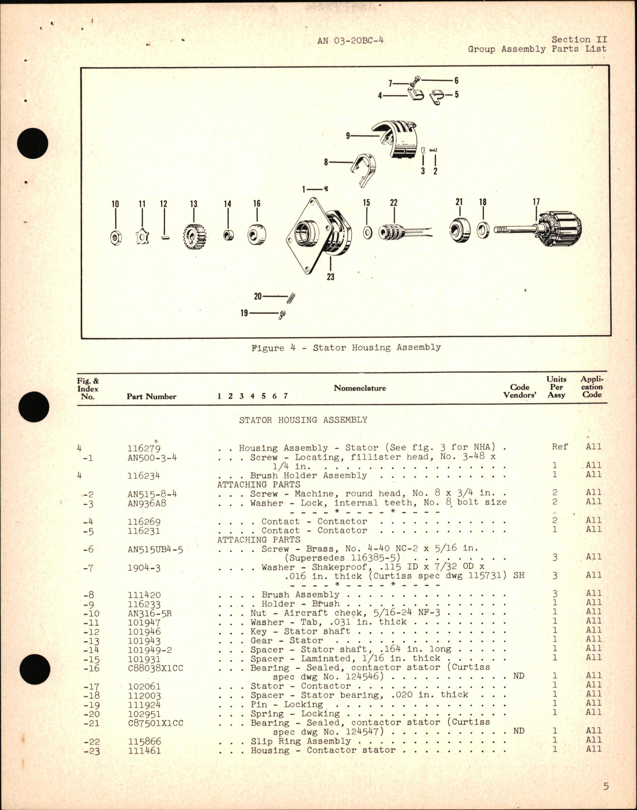Sample page 9 from AirCorps Library document: Parts Catalog for Electric Propeller Control System