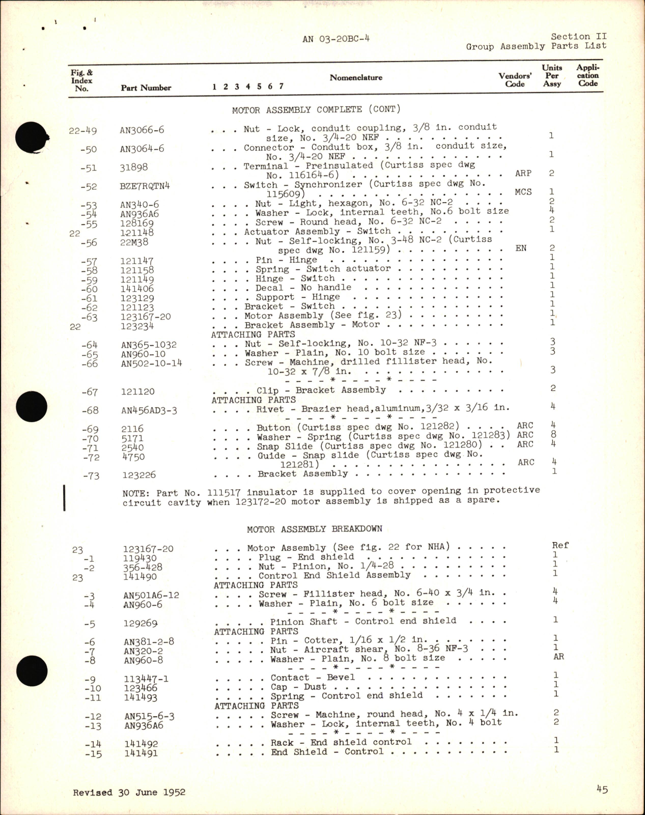 Sample page 5 from AirCorps Library document: Parts Catalog for Electric Propeller Control System