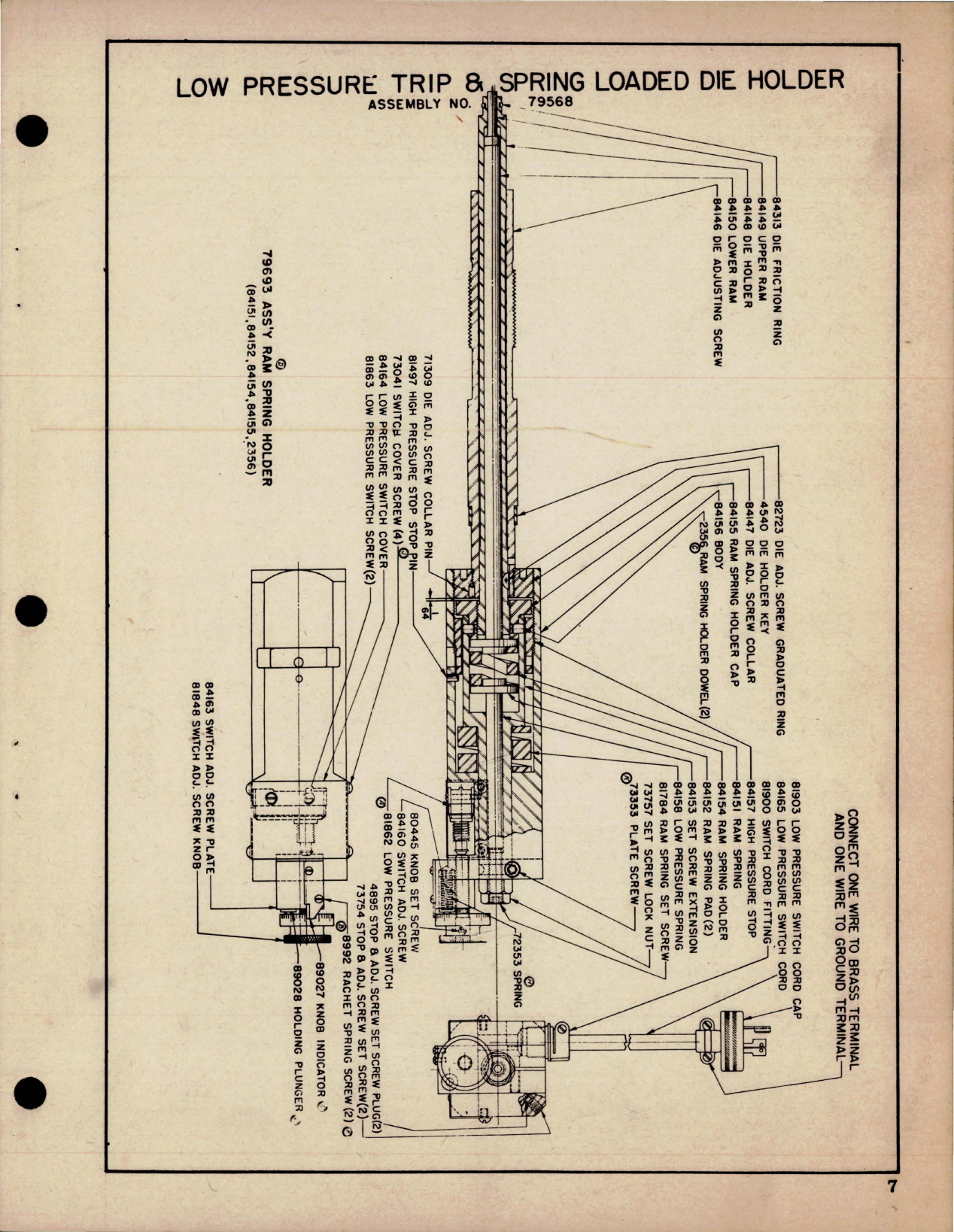 Sample page 9 from AirCorps Library document: Parts List and Instruction Book for Hot Dimpling Machine - Model CP-450-EA 