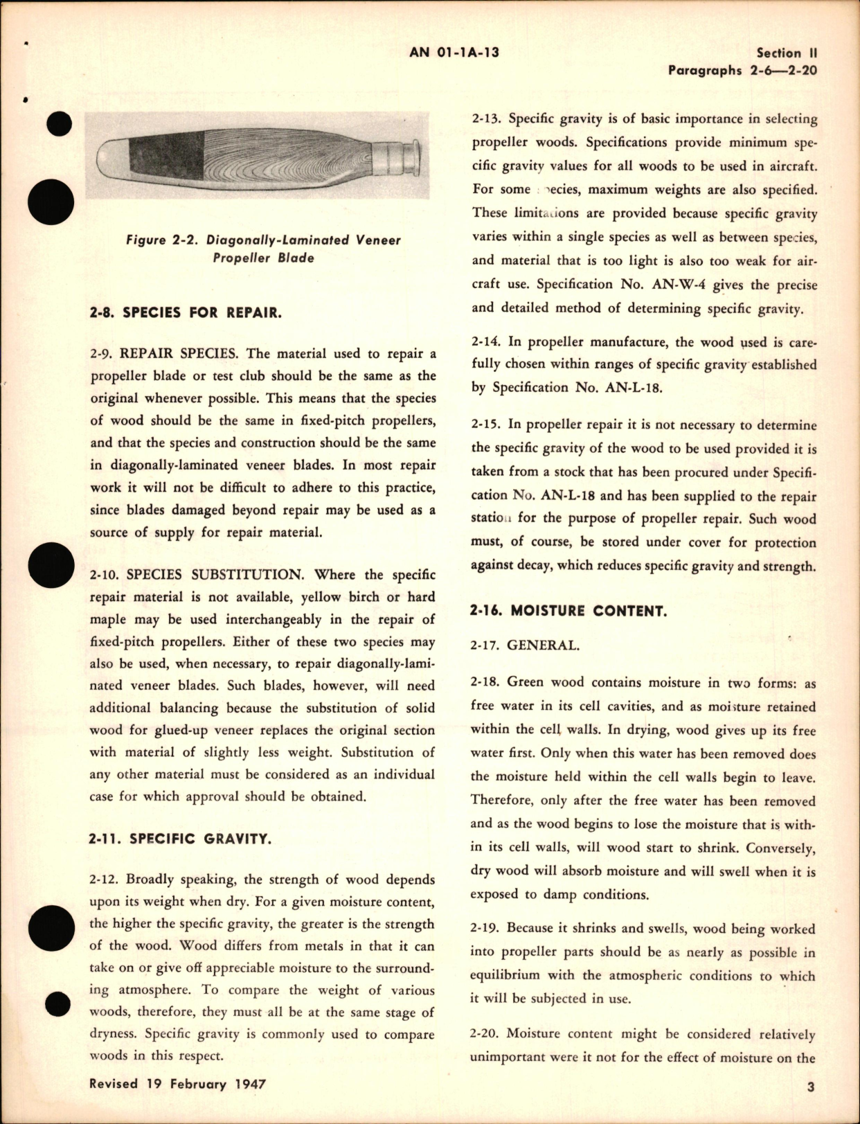 Sample page 7 from AirCorps Library document: Repair of Wood Propellers and Test Clubs