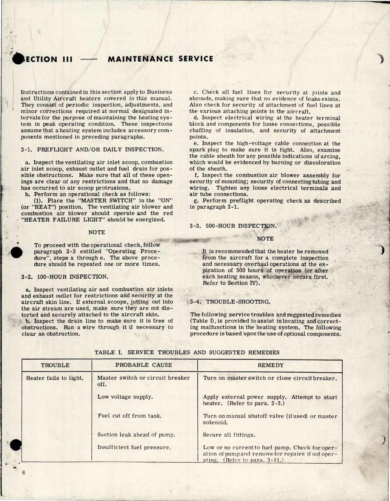 Sample page 9 from AirCorps Library document: Maintenance and Overhaul for Business and Utility Aircraft Heaters 