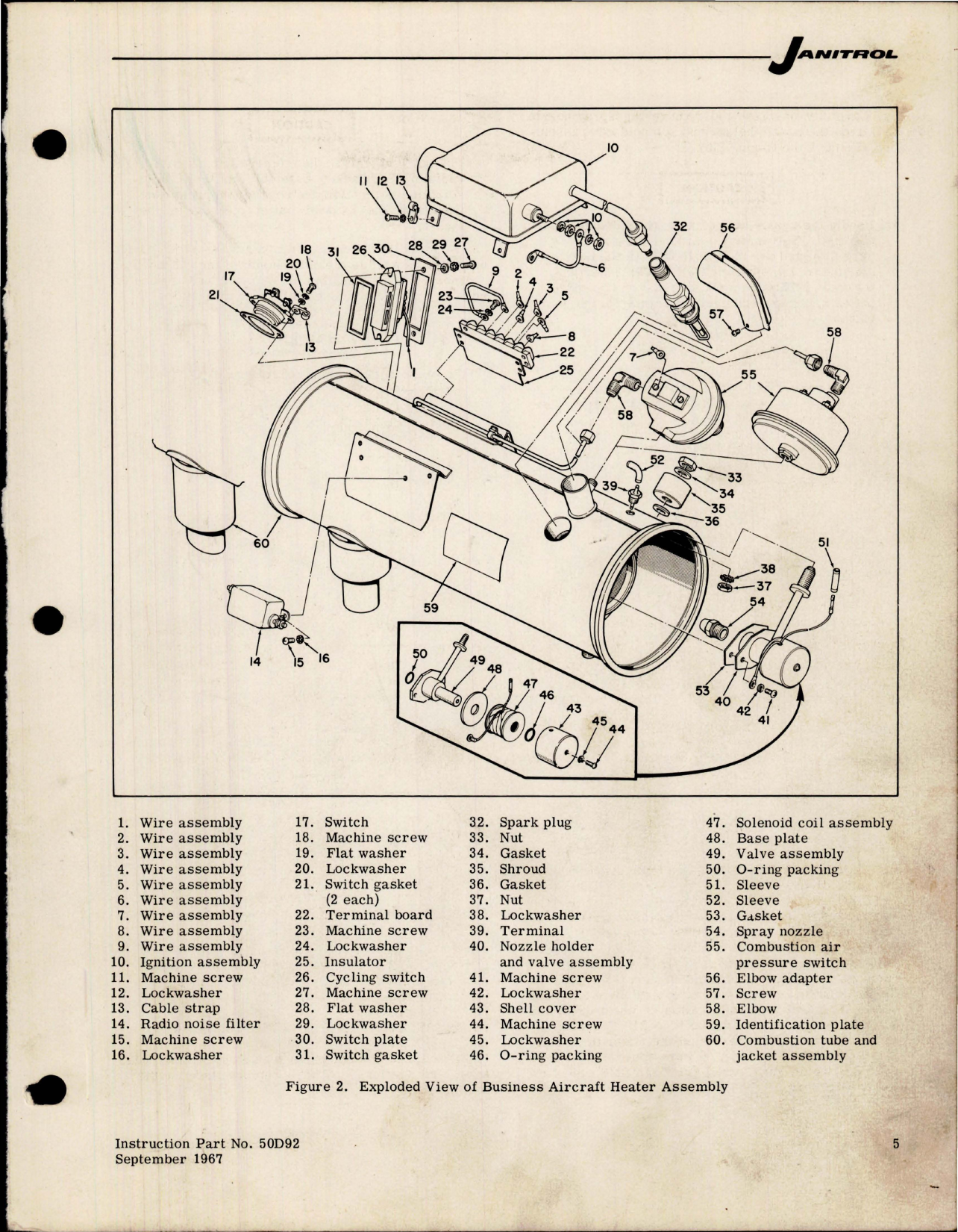 Sample page 5 from AirCorps Library document: Maintenance Instructions for Aircraft Heater Assembly - Part 34D51 and 34D35 - B3040 