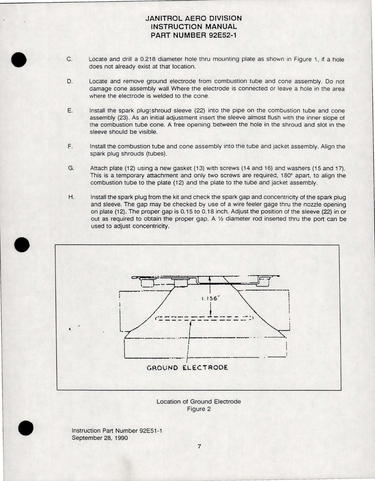 Sample page 7 from AirCorps Library document: Modification Instructions for Heater Modification Kit - Part 92E52-1 