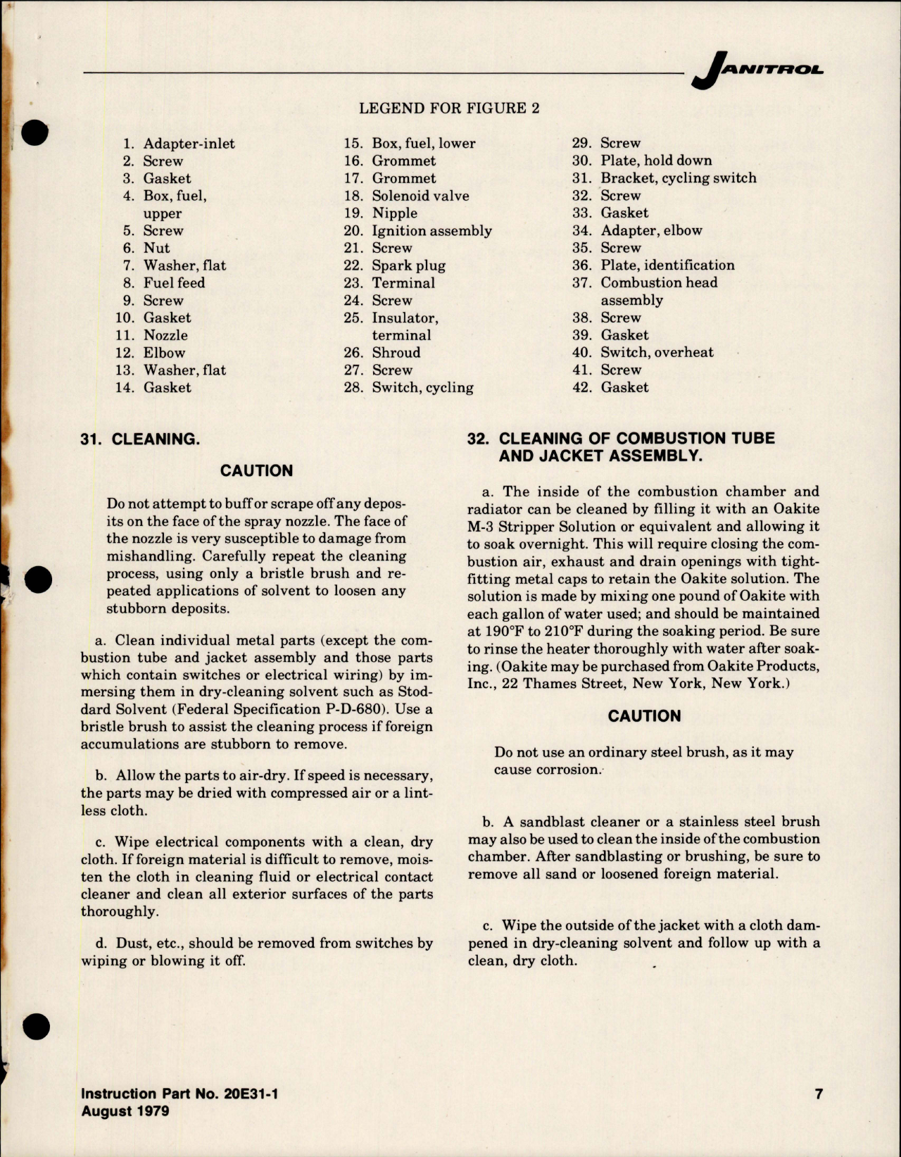 Sample page 7 from AirCorps Library document: Maintenance Instructions for Aircraft Heater Assembly - Part 07E02-1 - B3040 