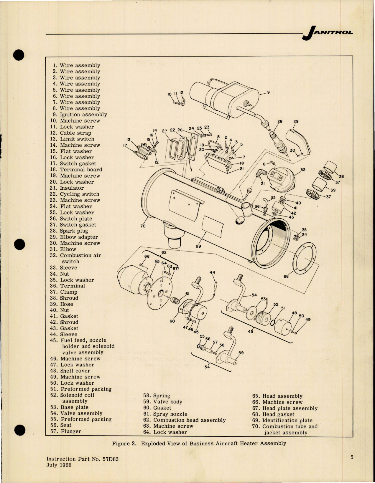 Sample page 5 from AirCorps Library document: Maintenance Instructions for Aircraft Heater Assembly - Part A34D51 - B3040