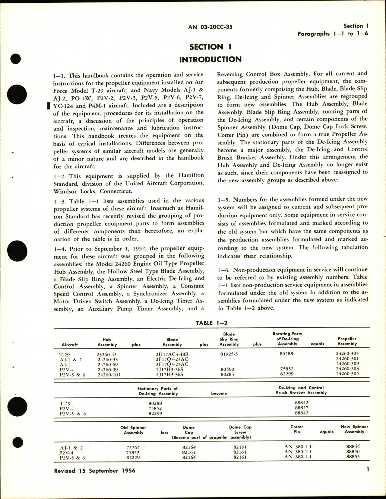 Sample page 9 from AirCorps Library document: Operation & Service Instructions for Variable Pitch Aircraft Propeller (Engine Oil Type) Models 23260 & 24260