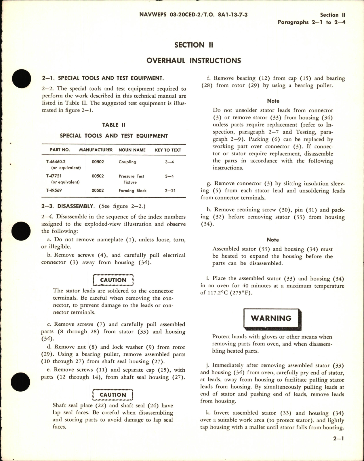 Sample page 7 from AirCorps Library document: Overhaul Instructions for AC Electric Auxiliary Motor Part Nos. 55688, 56020, 537874, 540299