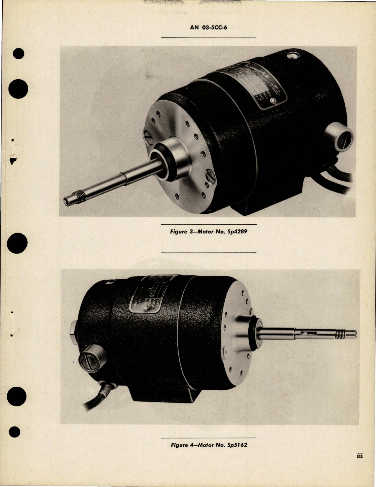 Sample page 5 from AirCorps Library document: Operation, Service, Overhaul Instruction with Parts for Fractional Horsepower Electric Motors 