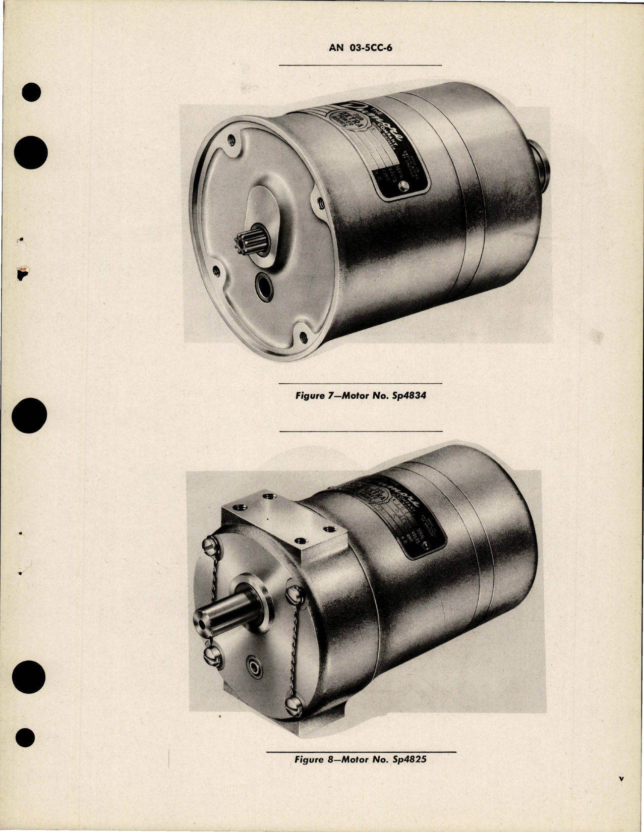 Sample page 7 from AirCorps Library document: Operation, Service, Overhaul Instruction with Parts for Fractional Horsepower Electric Motors 