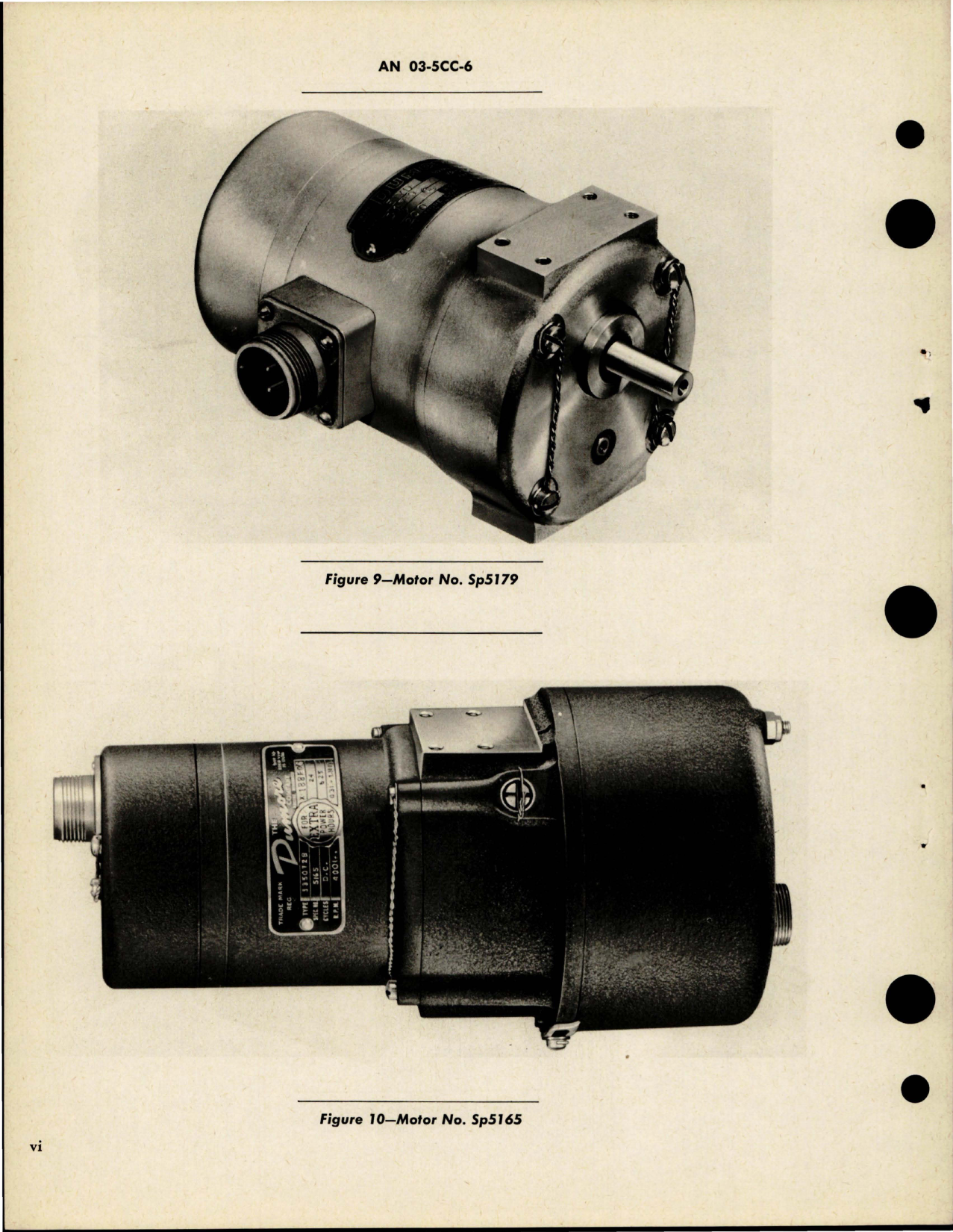 Sample page 8 from AirCorps Library document: Operation, Service, Overhaul Instruction with Parts for Fractional Horsepower Electric Motors 