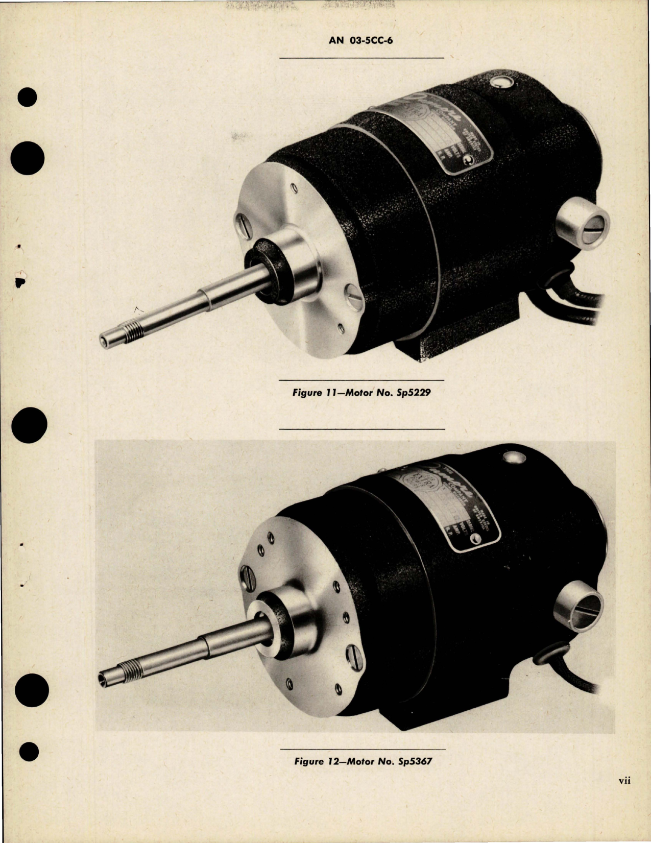 Sample page 9 from AirCorps Library document: Operation, Service, Overhaul Instruction with Parts for Fractional Horsepower Electric Motors 
