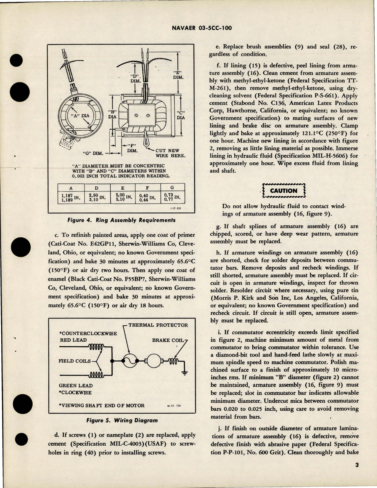 Sample page 5 from AirCorps Library document: Overhaul Instructions with Parts Breakdown for Direct Current Motor - 0.08HP 26 Volt - Part 26300