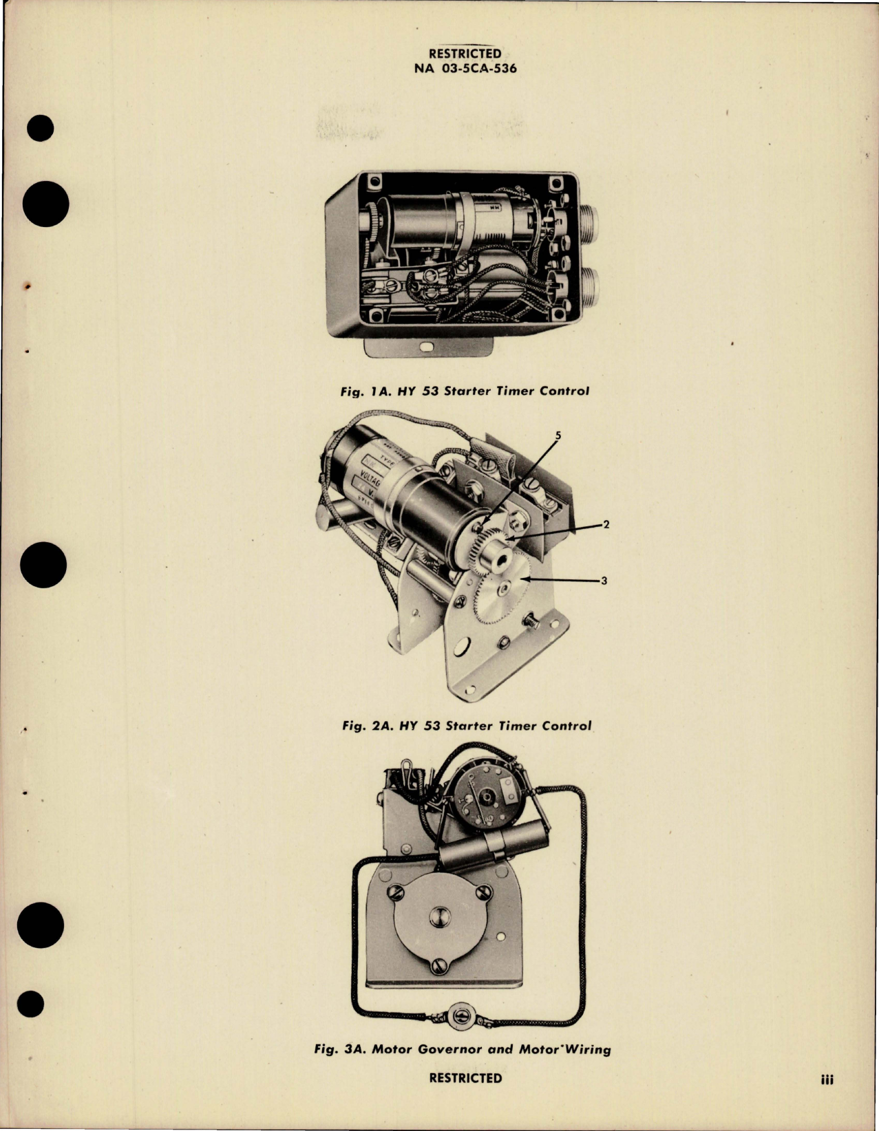 Sample page 5 from AirCorps Library document: Operation, Service, Overhaul Instructions with Parts for Starter Timer Control - Model HY-51 