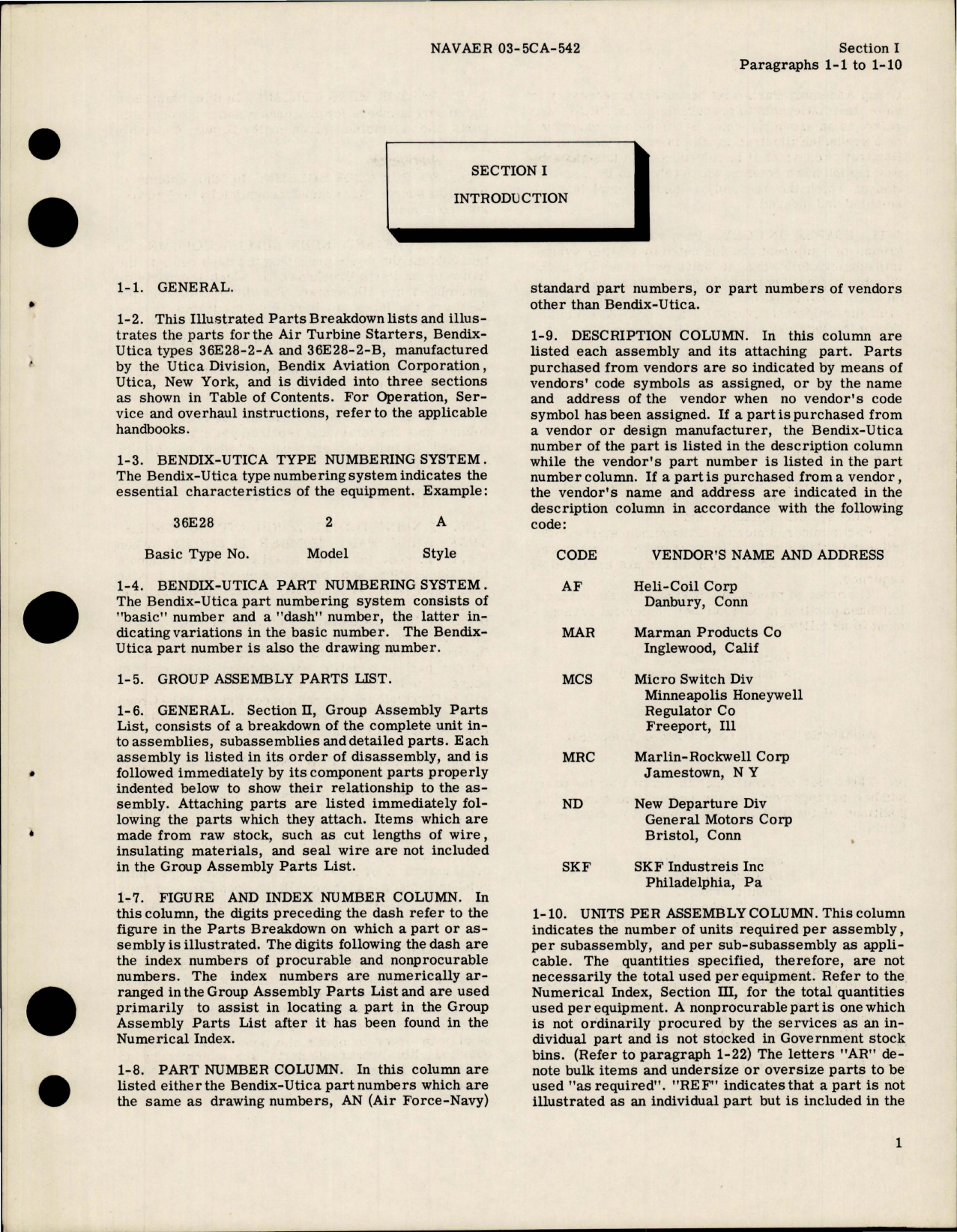 Sample page 5 from AirCorps Library document: Illustrated Parts Breakdown for Air Turbine Starter - Part 36E28 