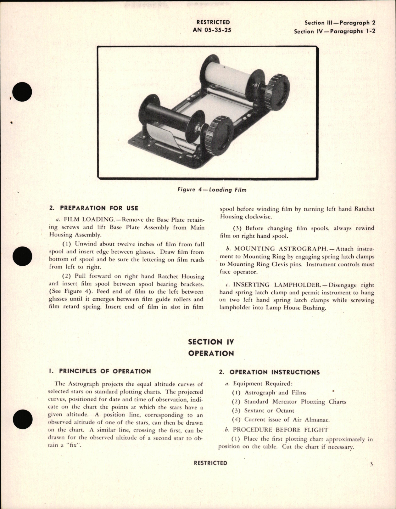 Sample page 7 from AirCorps Library document: Instructions with Parts Catalog for Type A-1 Astrograph