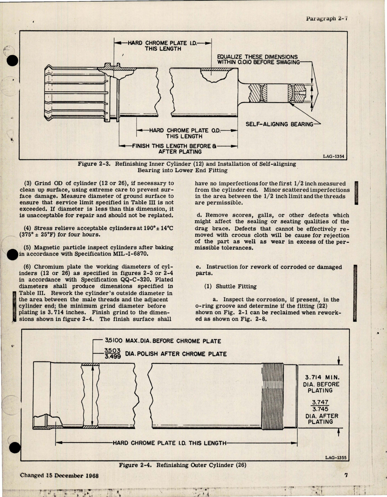 Sample page 5 from AirCorps Library document: Overhaul Instructions for Actuating Drag Braces for Main and Nose Landing Gear 