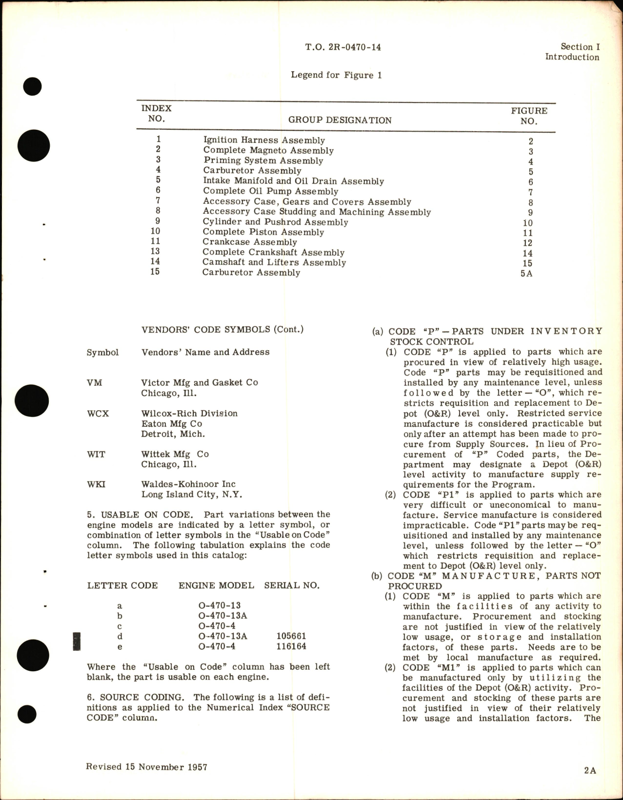 Sample page 7 from AirCorps Library document: Illustrated Parts Breakdown for Aircraft Engines Models O-470-13, O-470-13A, 0-470-4 