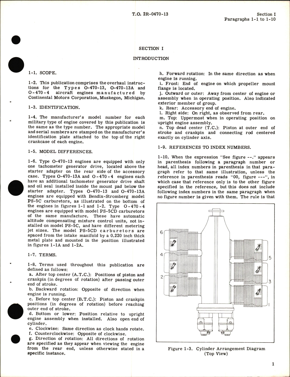 Sample page 7 from AirCorps Library document: Overhaul Manual for Aircraft Engines 0-470-13, 0-470-13A, 0-470-4