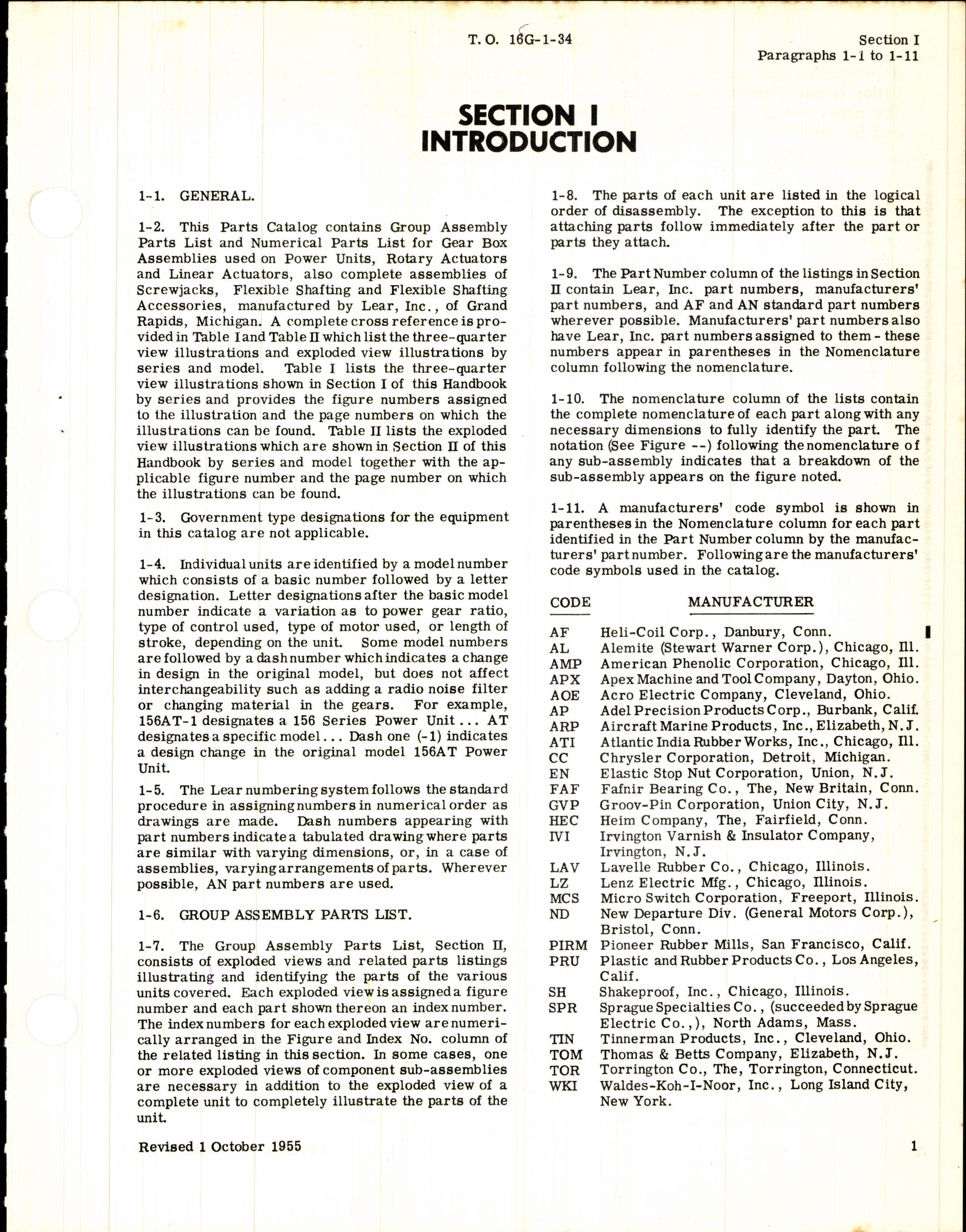 Sample page 3 from AirCorps Library document: Parts Catalog for Gearboxes, Screwjacks, Flexible Shafting, & Flexible Shaft Accessories