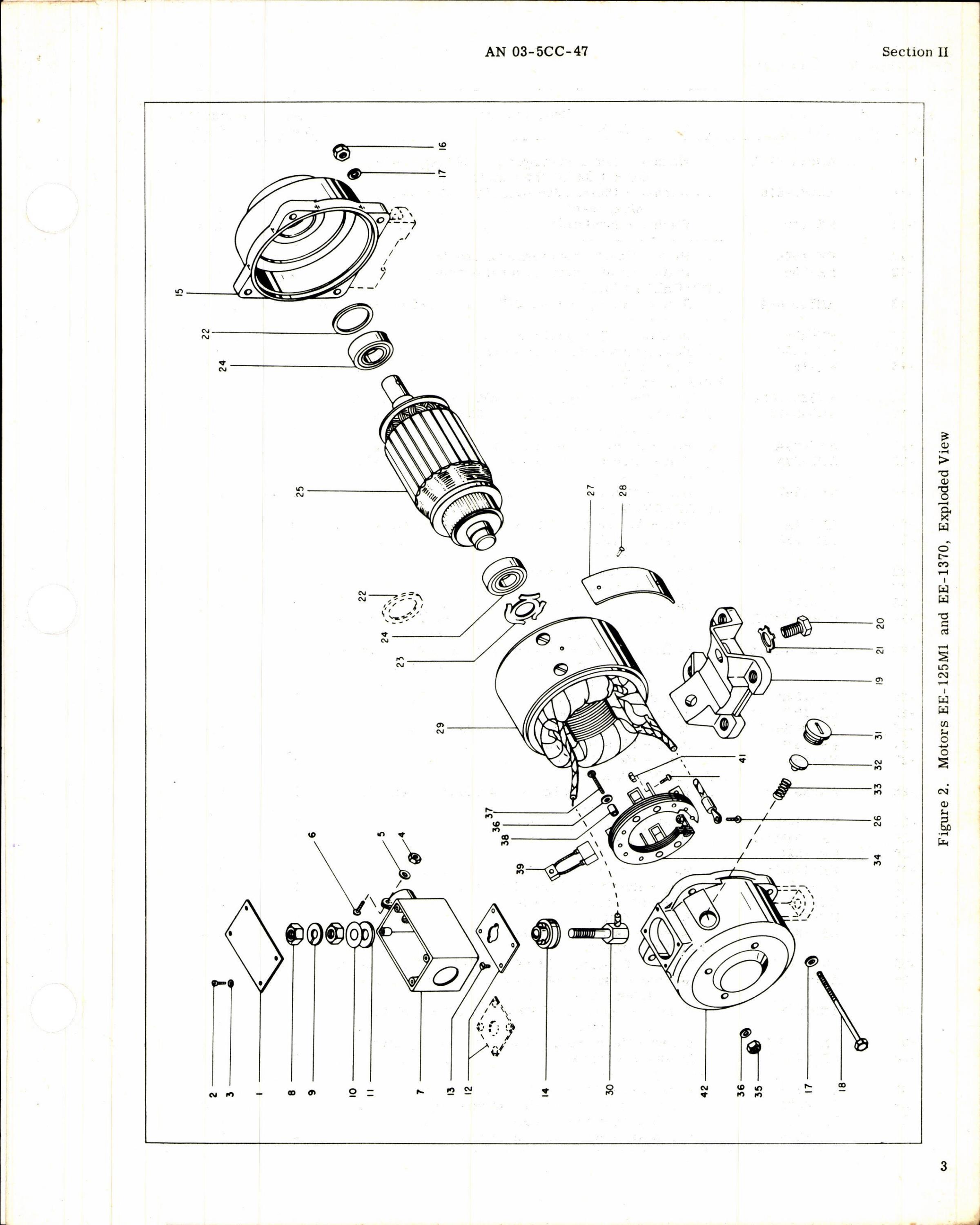 Sample page 3 from AirCorps Library document: Parts Catalog for Air Associates Electric Motors