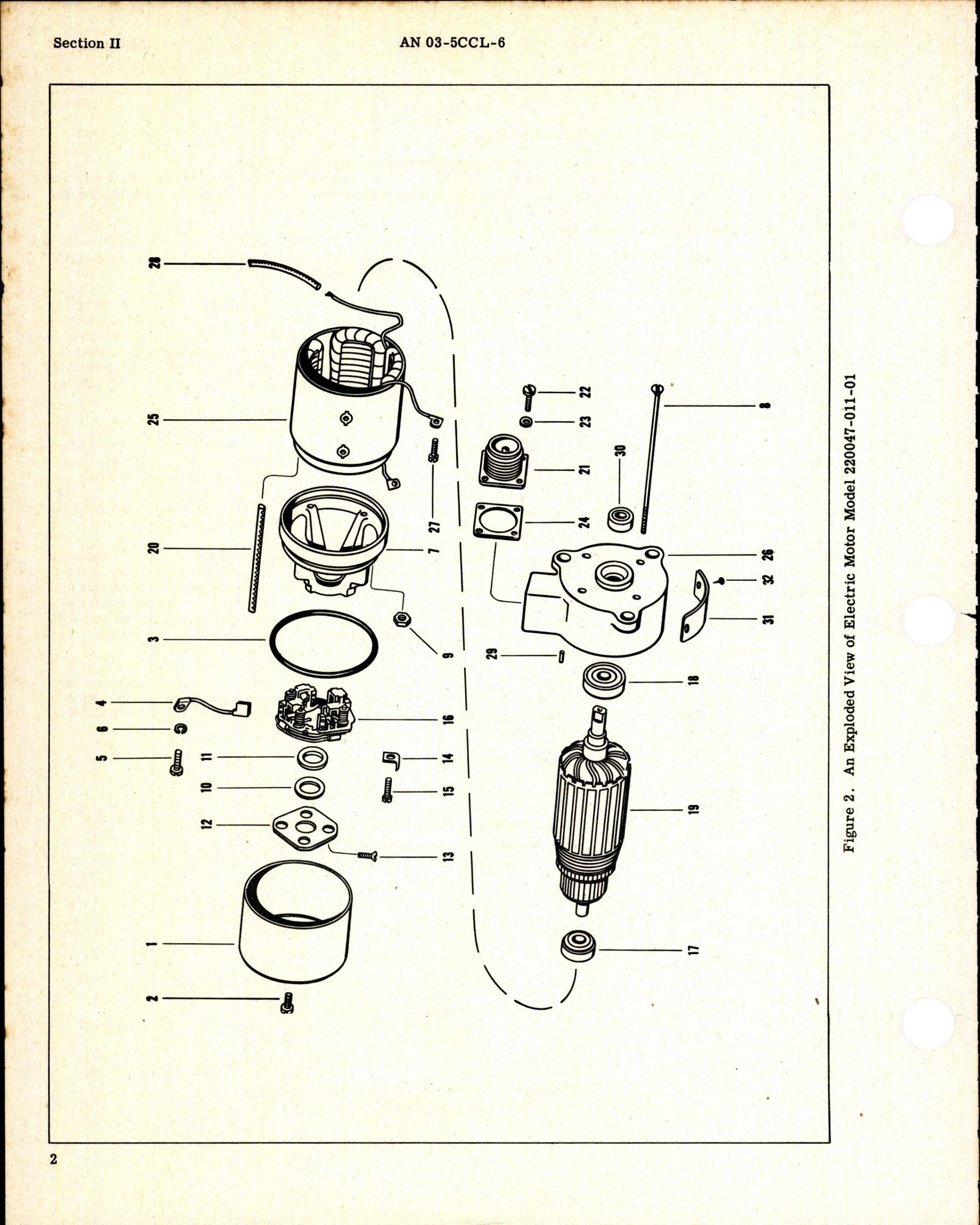 Sample page 6 from AirCorps Library document: Parts Catalog for Pesco Electric Motors, Model 220047-011-01