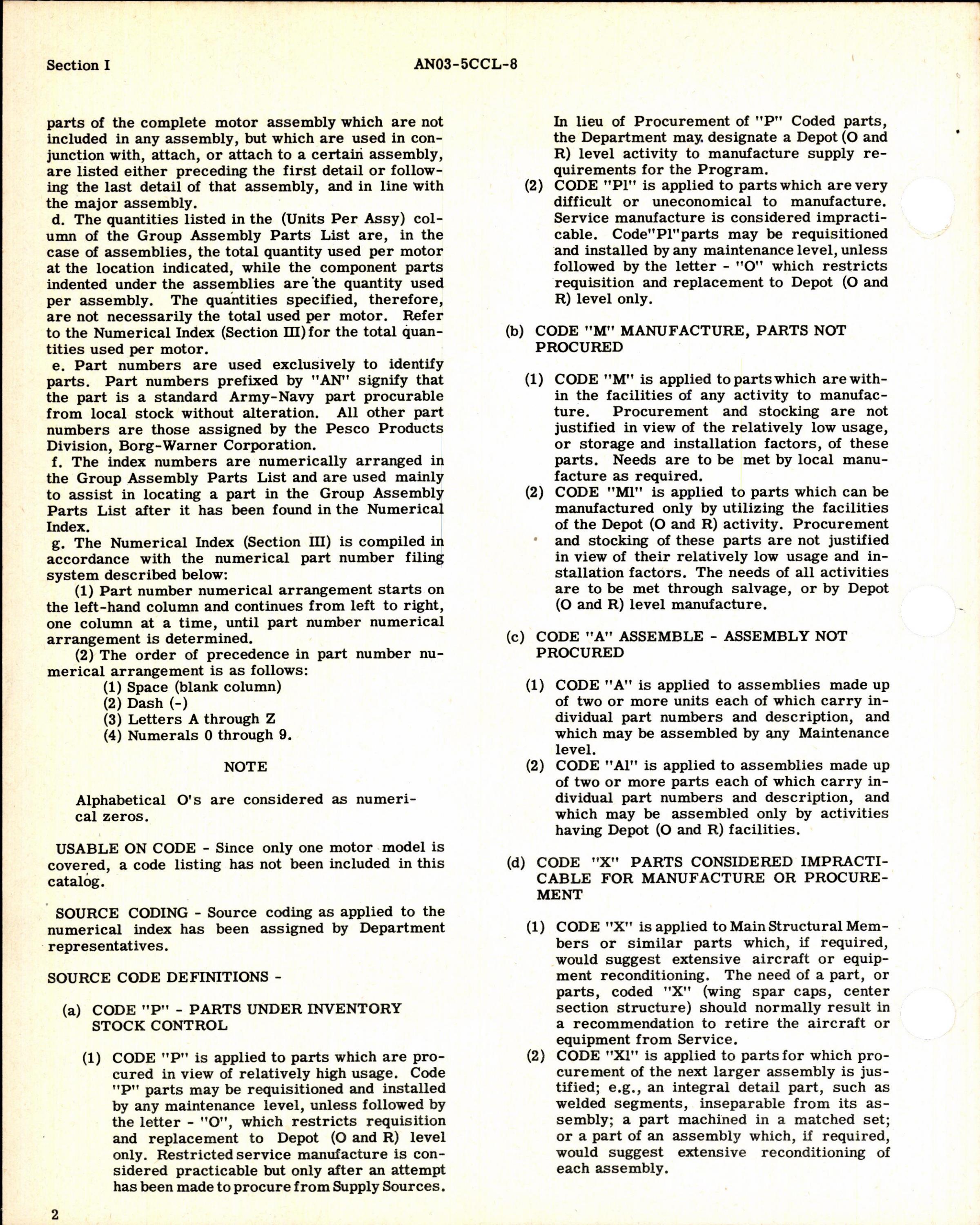 Sample page 4 from AirCorps Library document: Illustrated Parts Catalog for Pesco Electric Motor, Model 220059-020-01