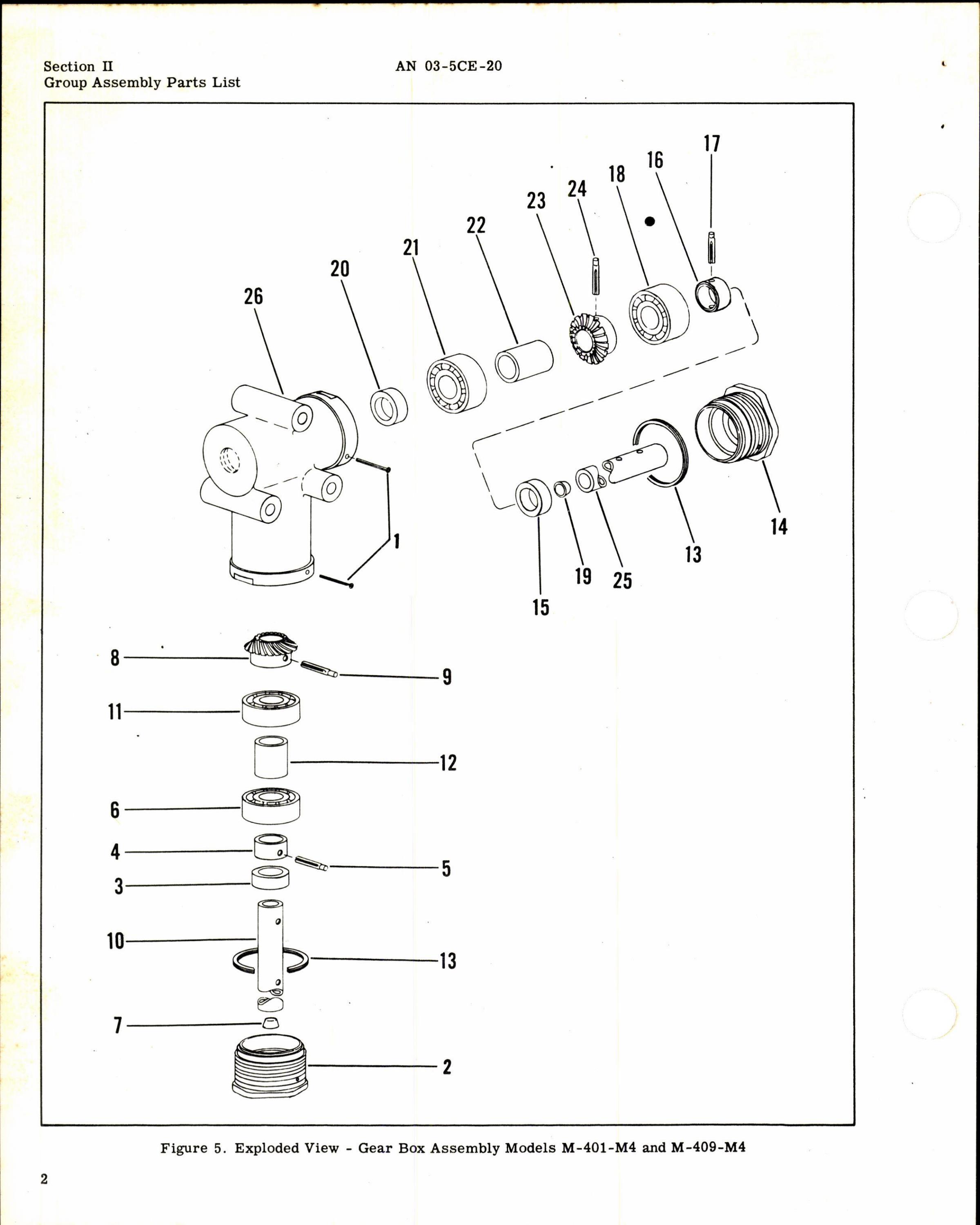 Sample page 6 from AirCorps Library document: Parts Catalog for Air Associates Gear Box and Drive Assemblies