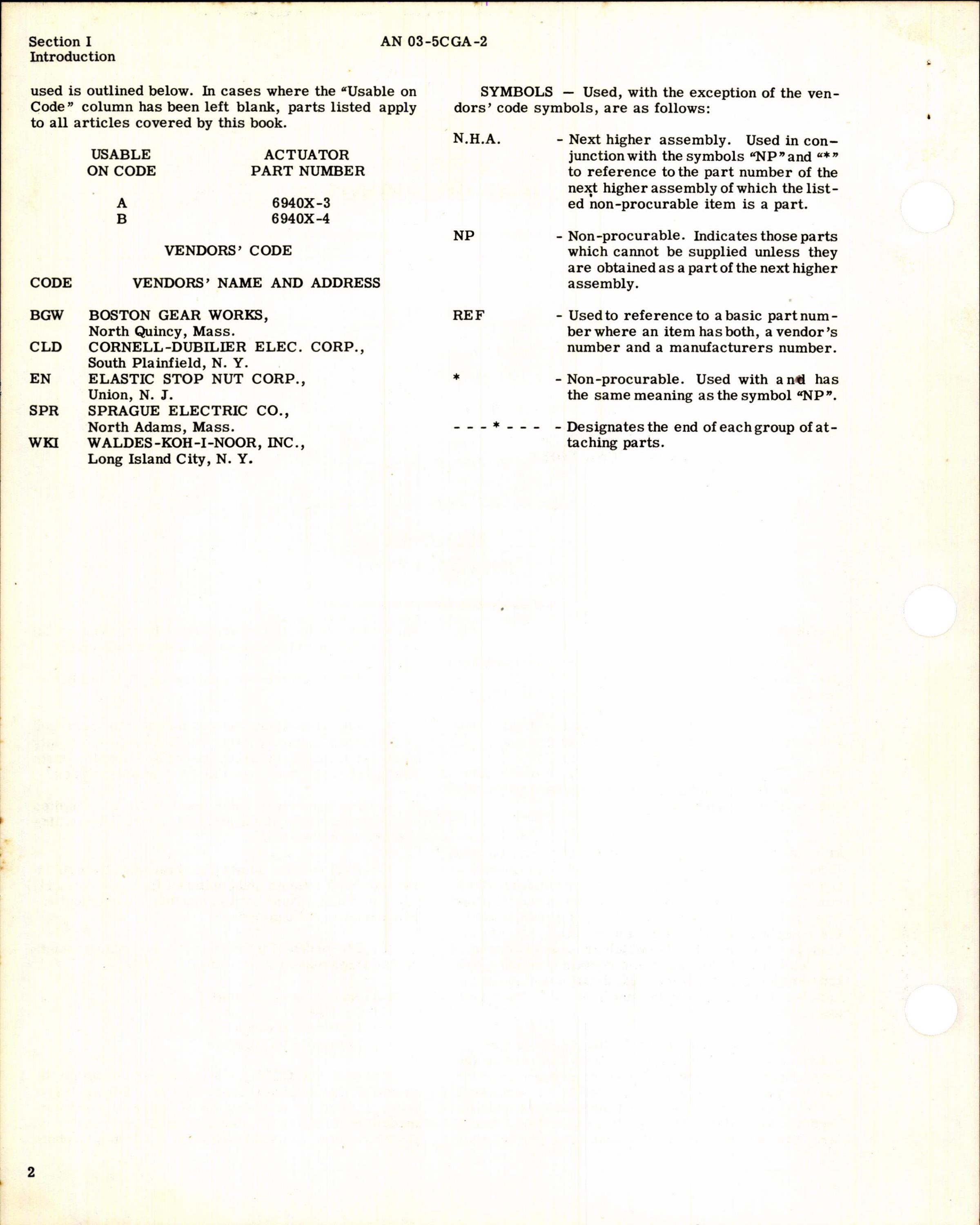 Sample page 4 from AirCorps Library document: Illustrated Parts Breakdown for Propeller Pitch & Mixture Actuator and Fuel Transfer Actuator