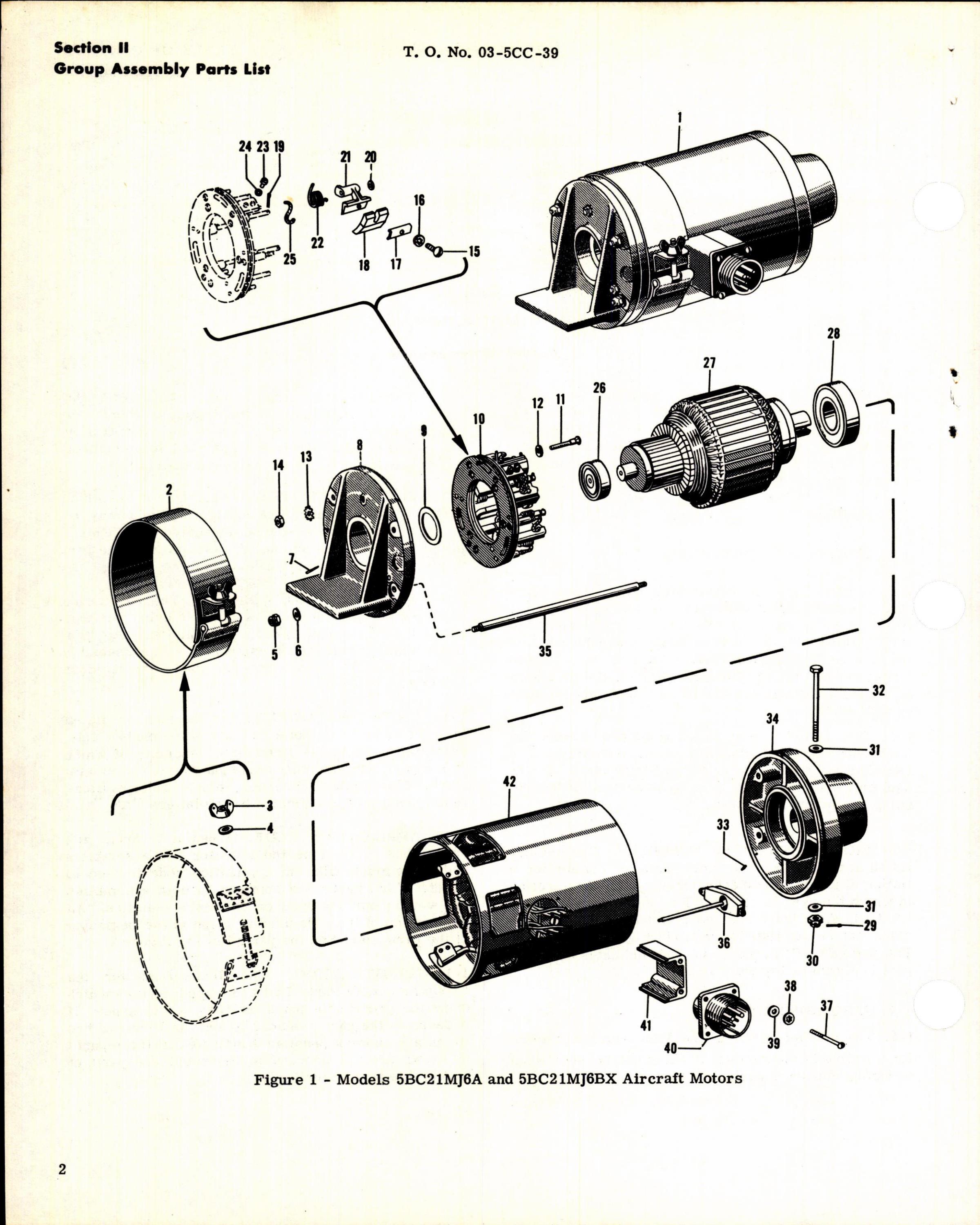 Sample page 4 from AirCorps Library document: Parts Catalog for General Electric Aircraft Motors, Series 5BC21