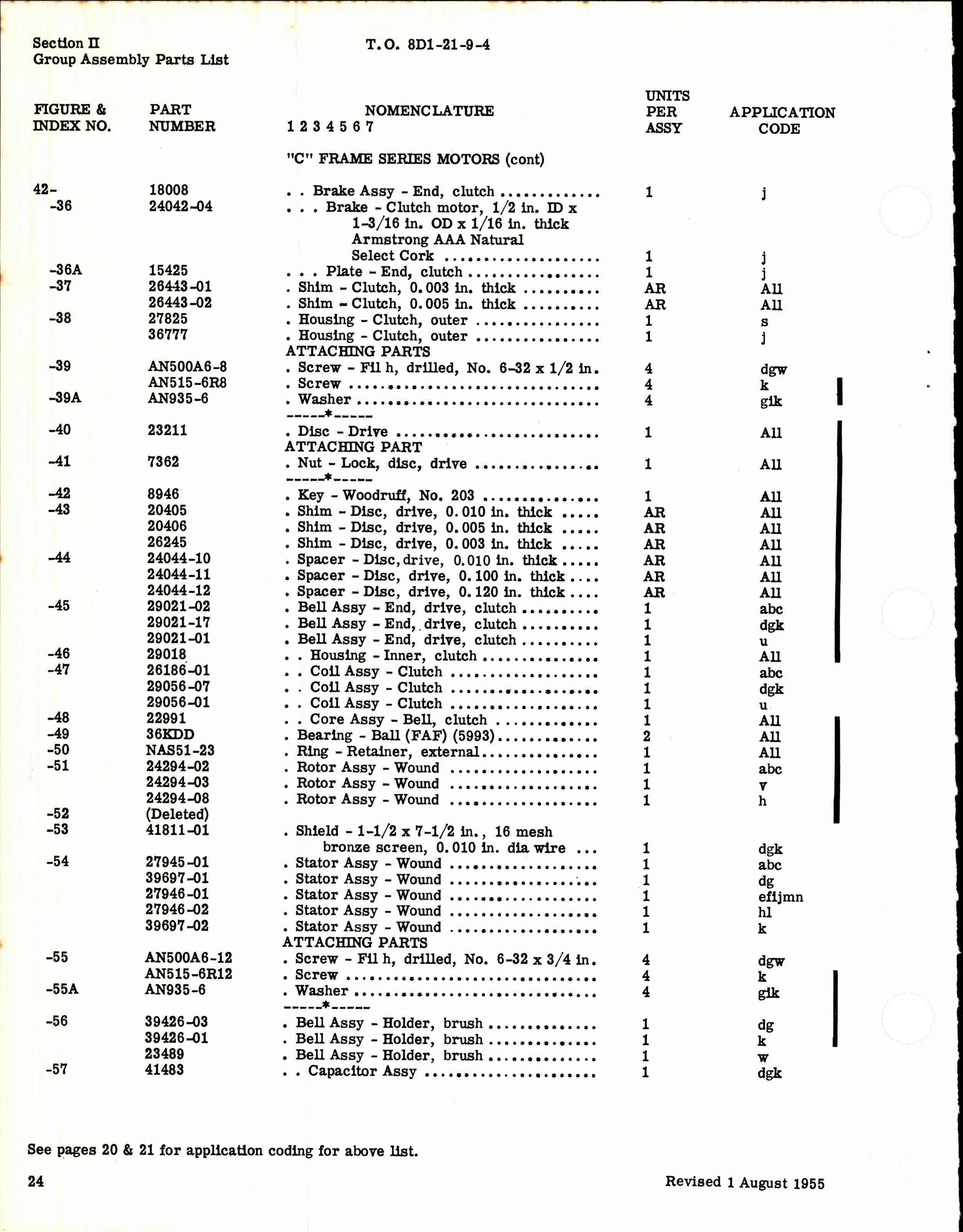 Sample page 6 from AirCorps Library document: Parts Catalog for Lear Control Box Assemblies and Motors
