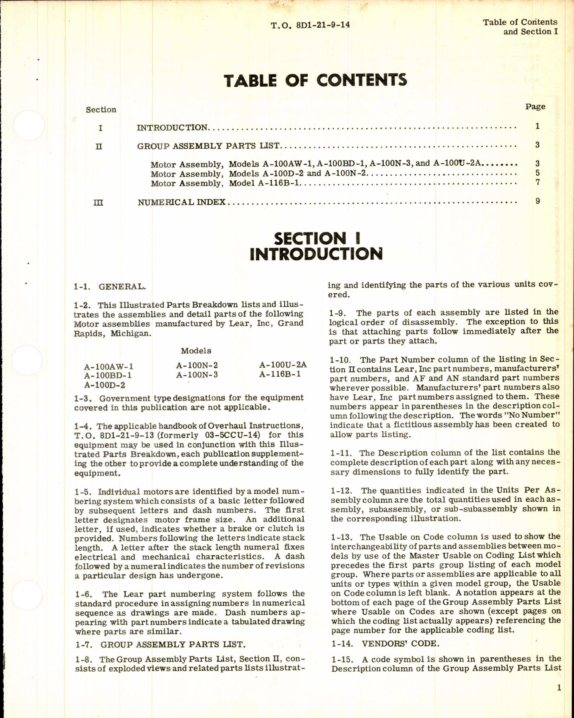 Sample page 3 from AirCorps Library document: Illustrated Parts Breakdown for Lear 