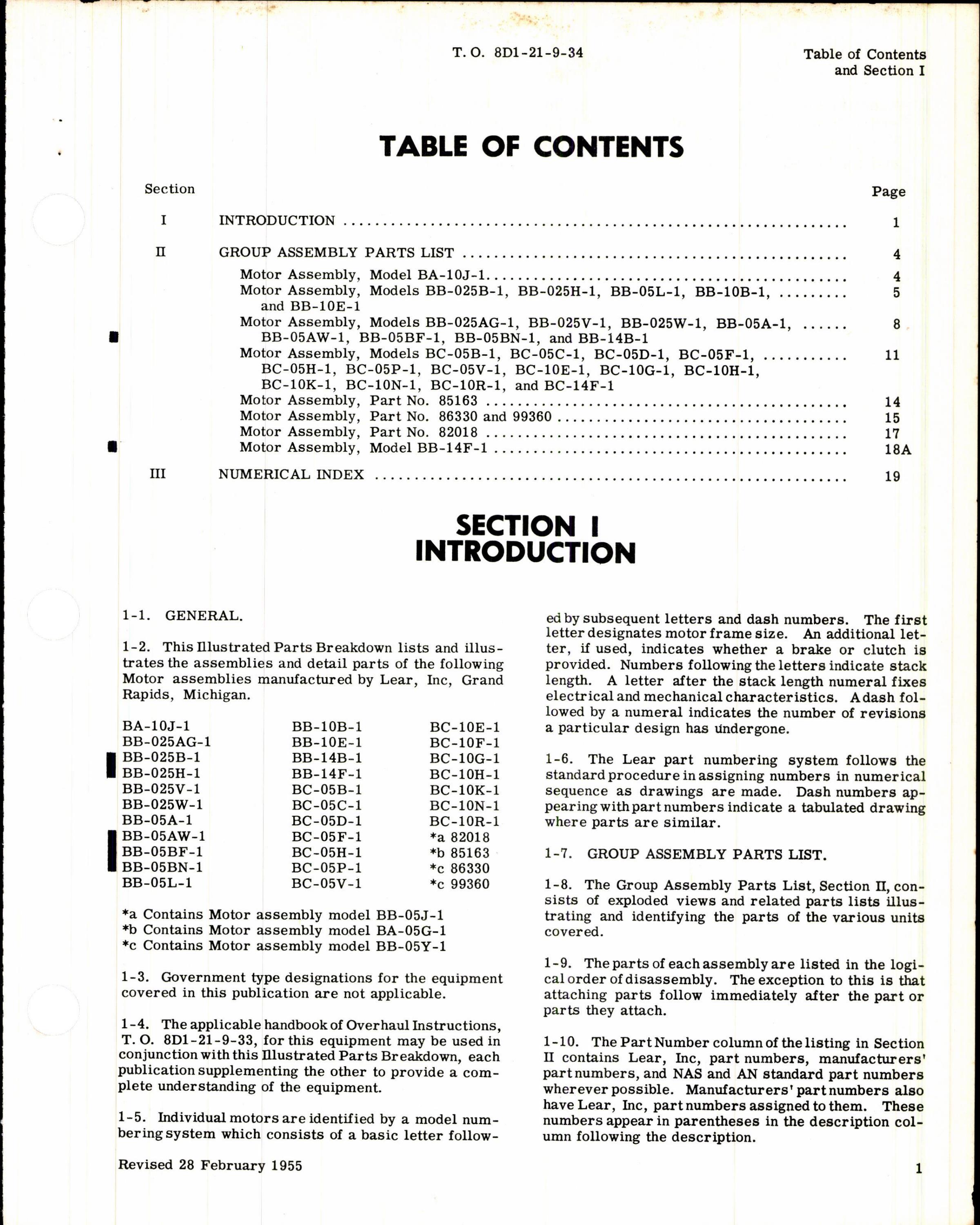 Sample page 3 from AirCorps Library document: Illustrated Parts Breakdown for Lear 