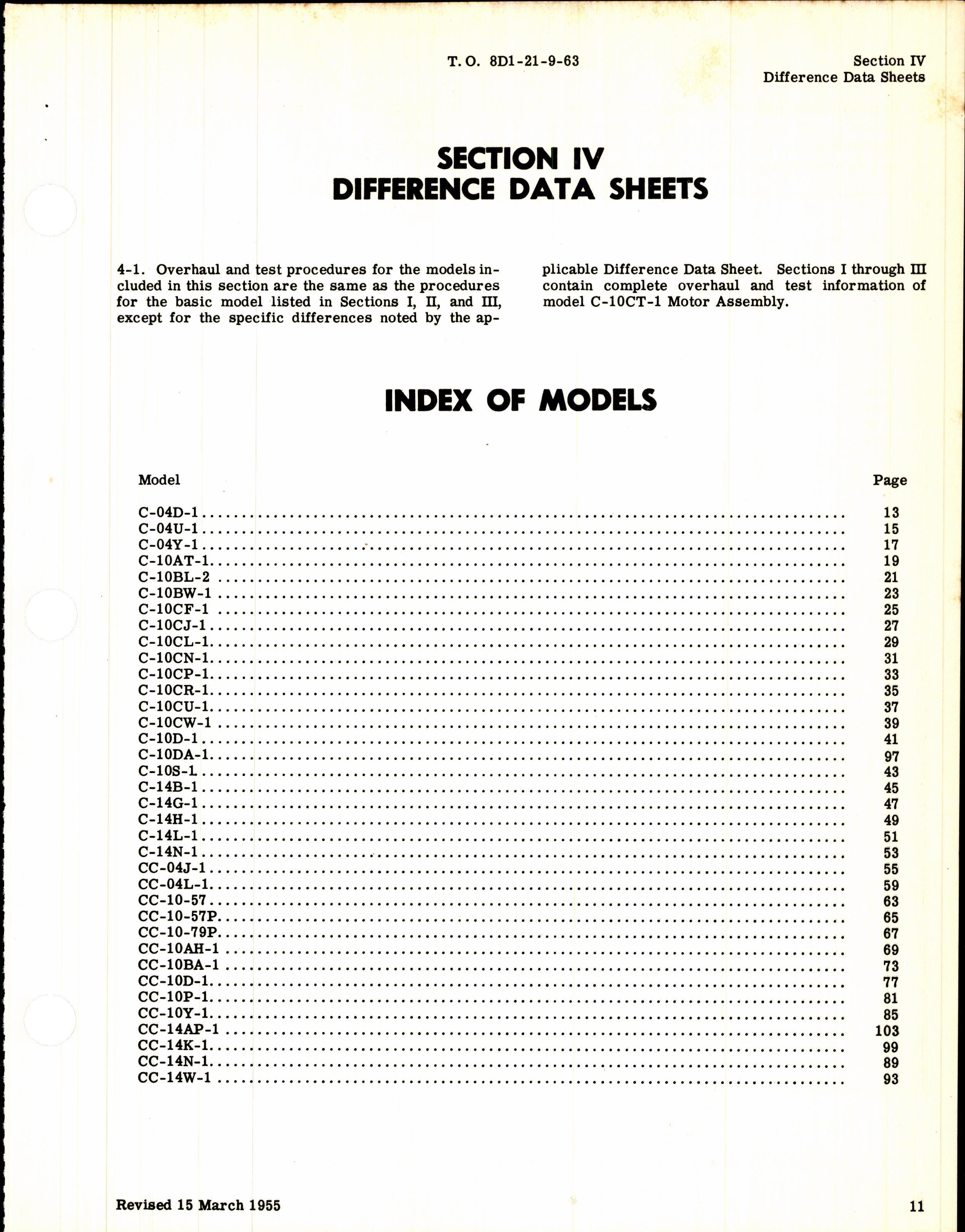 Sample page 3 from AirCorps Library document: Overhaul Instructions for Lear 