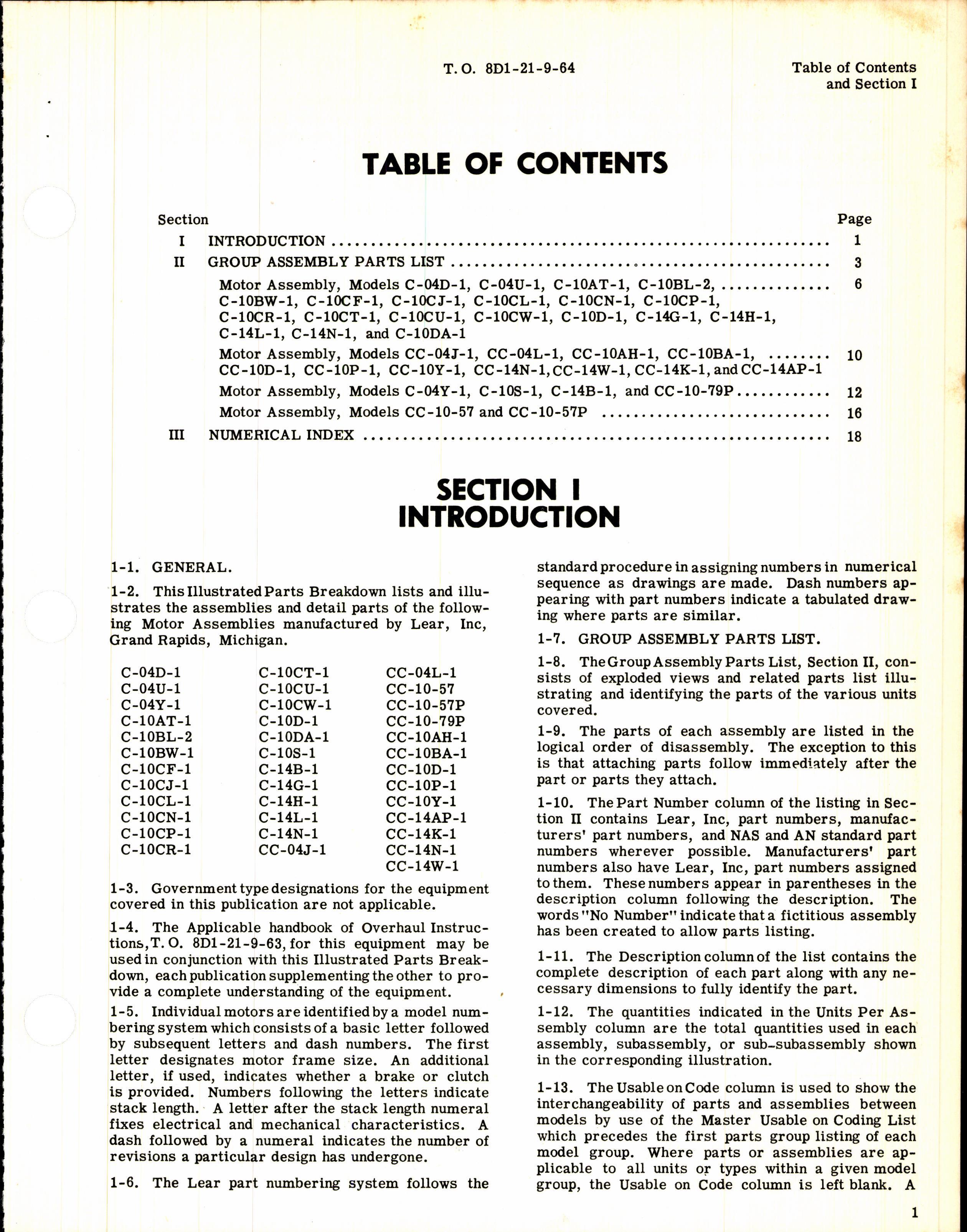 Sample page 3 from AirCorps Library document: Illustrated Parts Breakdown for Lear 