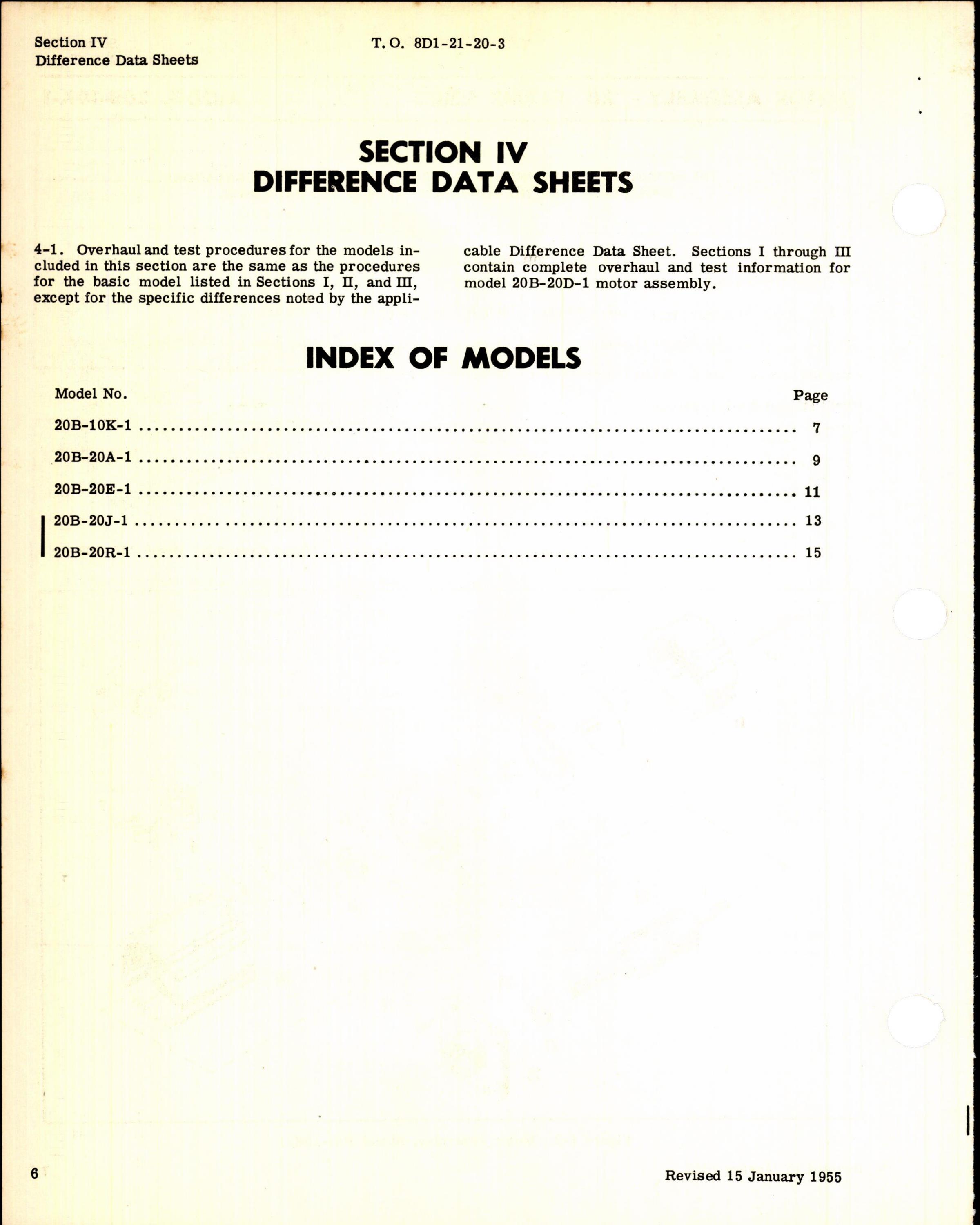 Sample page 4 from AirCorps Library document: Overhaul Instructions for Lear 