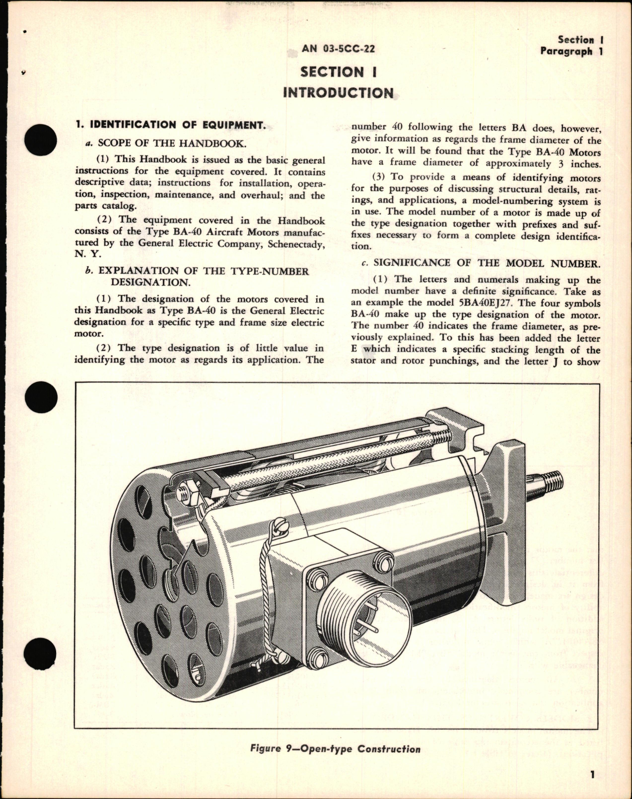 Sample page 7 from AirCorps Library document: Instructions with Parts Catalog for Model 5BA40 Series Aircraft Electric Motors