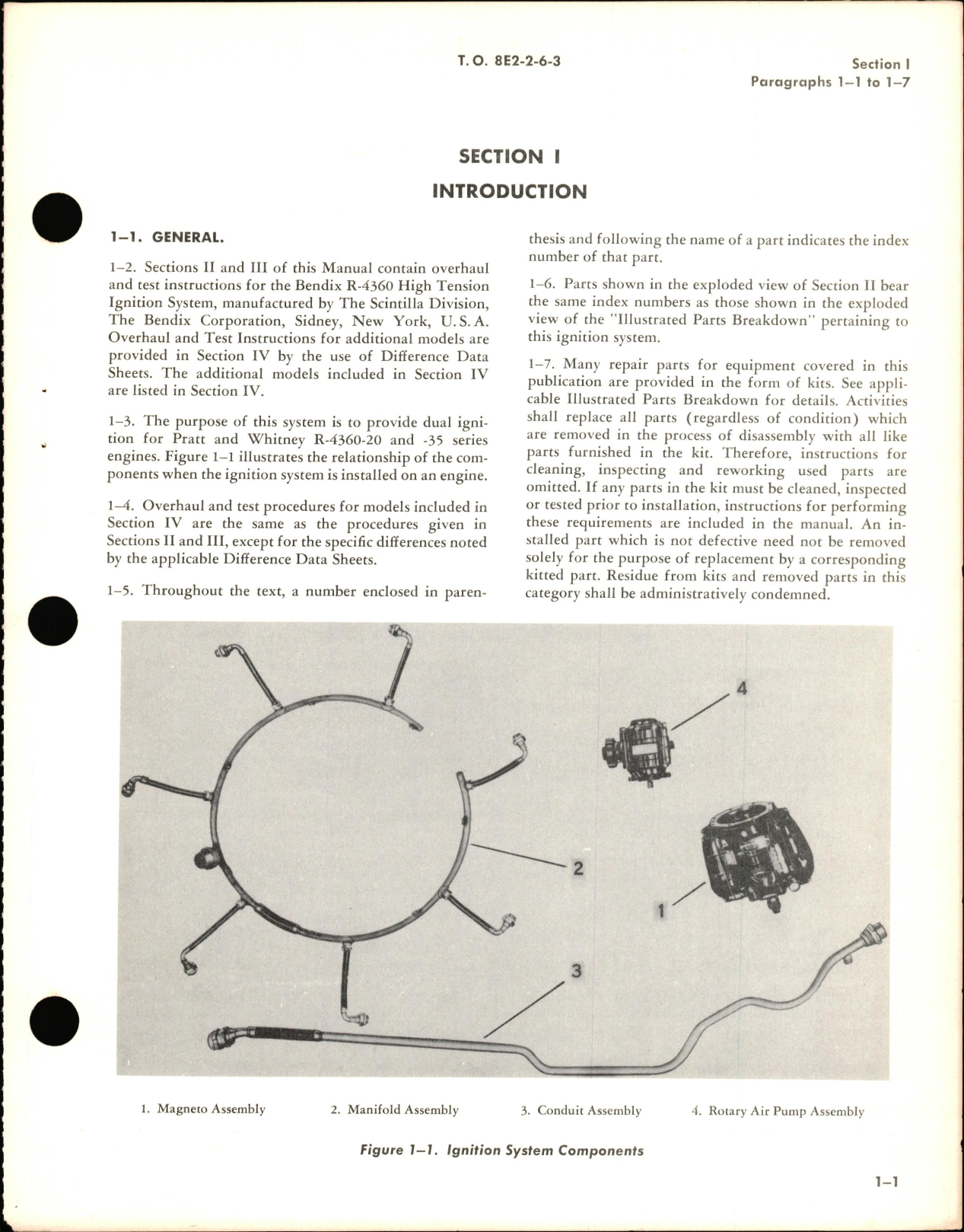 Sample page 5 from AirCorps Library document: Overhaul Manual for R-4360 High Tension Ignition System for R-4360-20 & R-4360-35 Engines