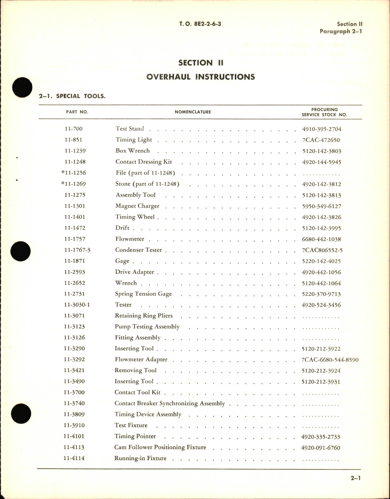Sample page 7 from AirCorps Library document: Overhaul Manual for R-4360 High Tension Ignition System for R-4360-20 & R-4360-35 Engines