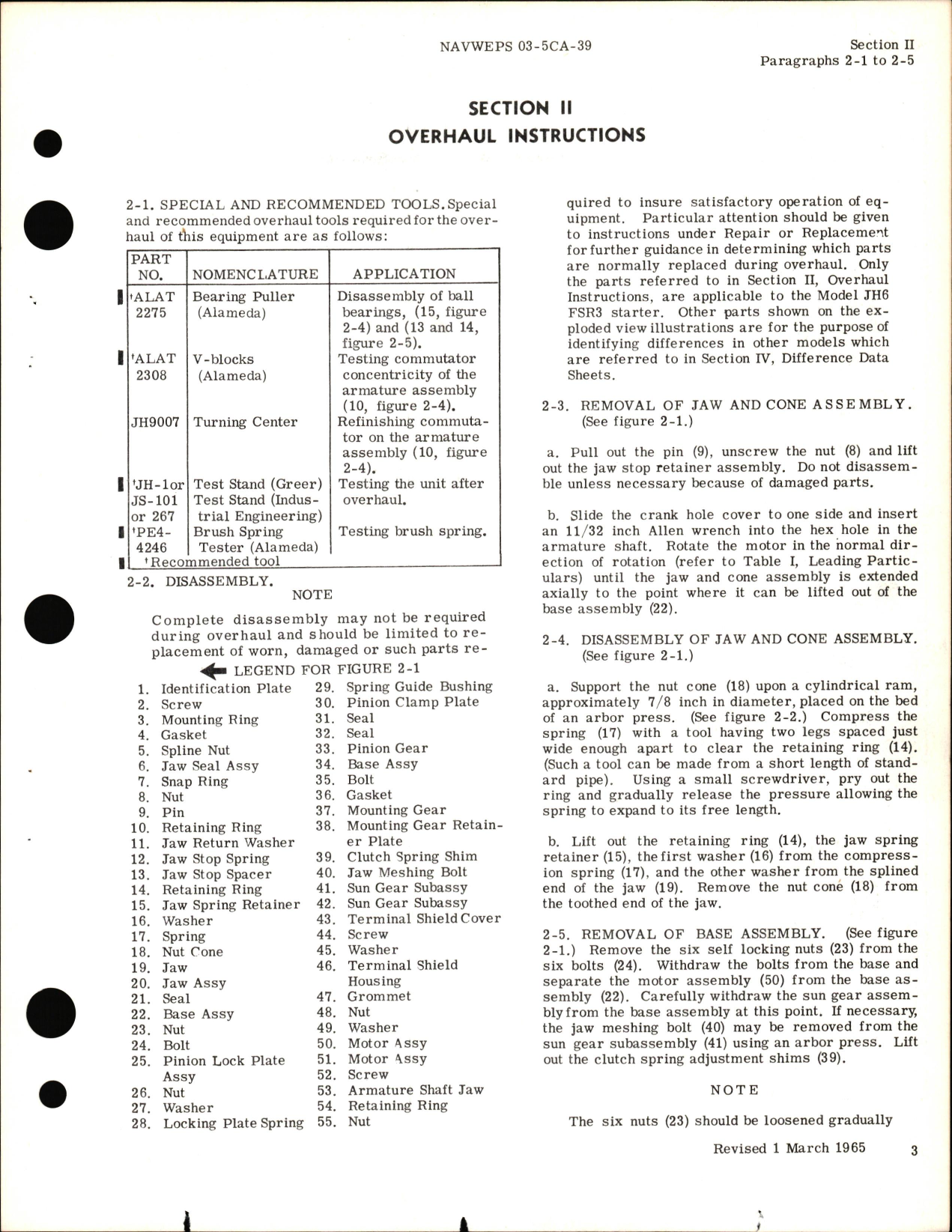 Sample page 7 from AirCorps Library document: Overhaul Instructions for Aircraft Engine Starters