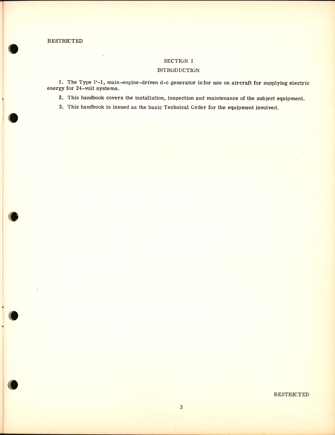 Sample page 7 from AirCorps Library document: Instructions with Parts Catalog Air Corps Type P-1 Generator Model 2CM70B1