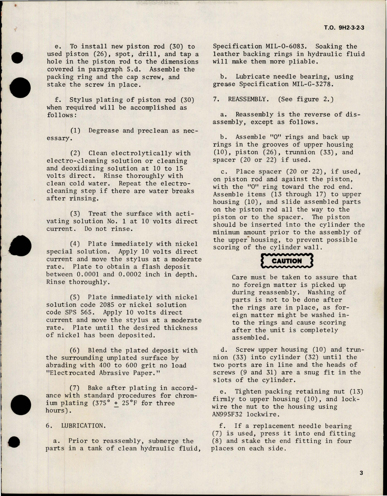 Sample page 5 from AirCorps Library document: Overhaul Instructions with Parts Breakdown for Nose Gear Hydraulic Actuator 