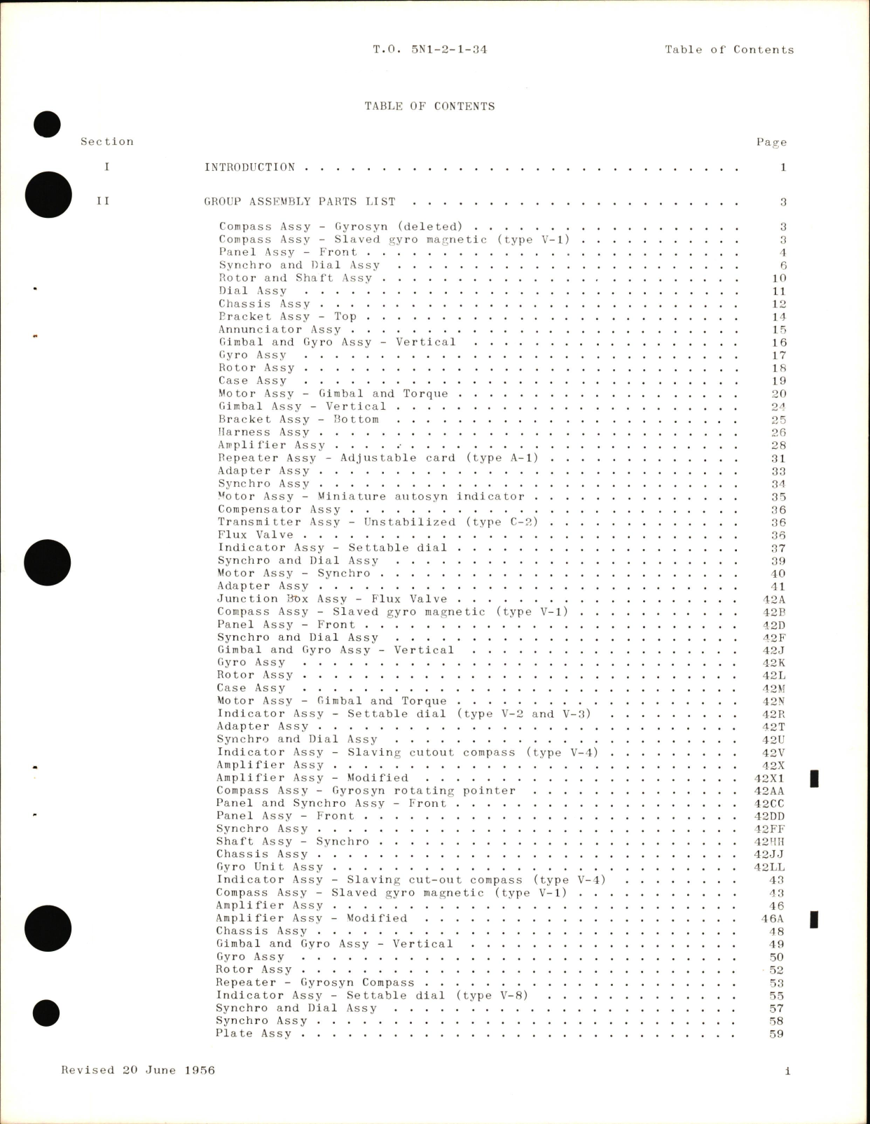 Sample page 5 from AirCorps Library document: Parts Catalog for Type J-1 Slaved Gyro Magnetic Compass System & Model C-2 Gyrosyn Compass