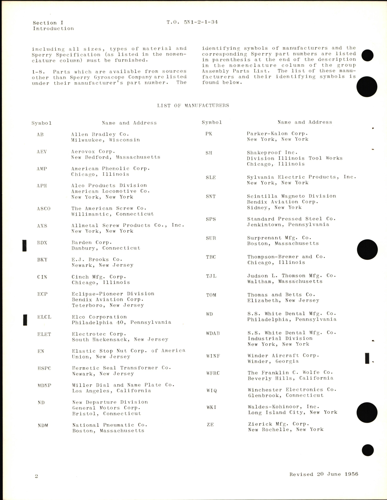 Sample page 8 from AirCorps Library document: Parts Catalog for Type J-1 Slaved Gyro Magnetic Compass System & Model C-2 Gyrosyn Compass