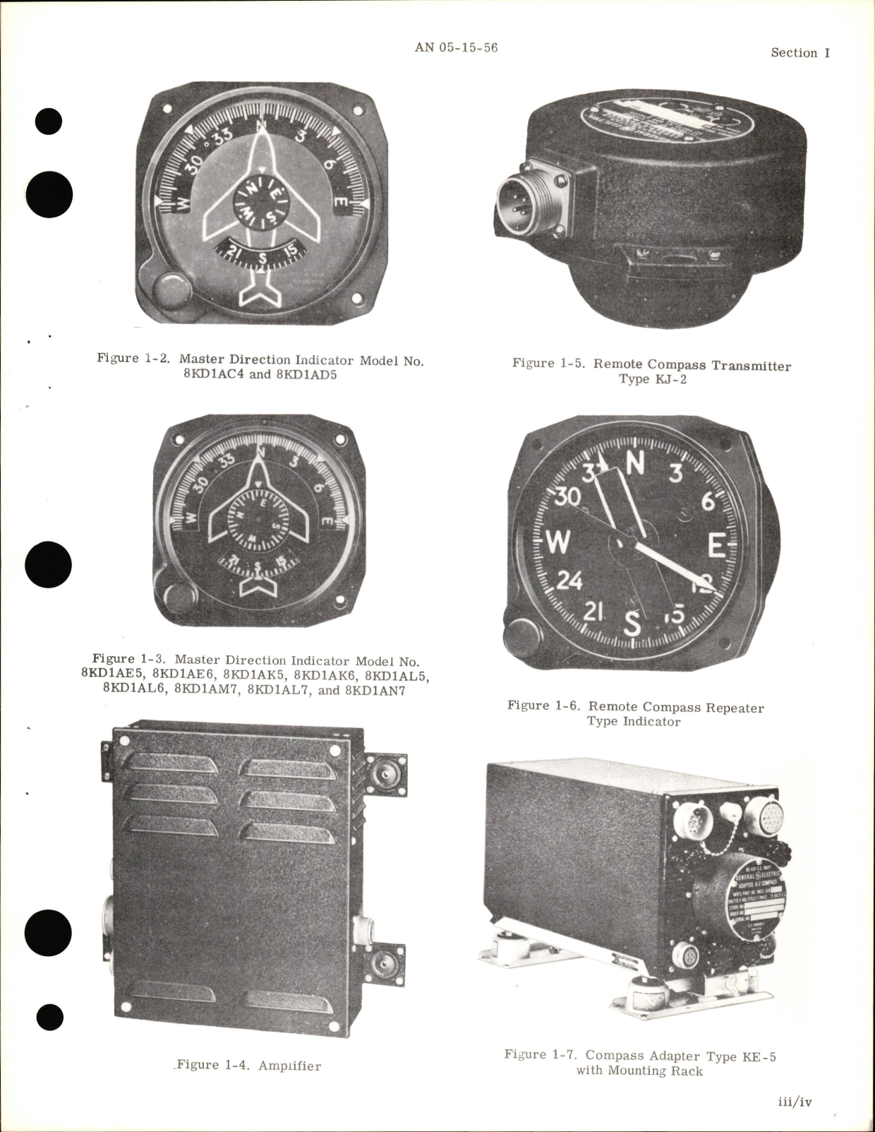 Sample page 7 from AirCorps Library document: Operation and Service Instructions for G-2 Compass