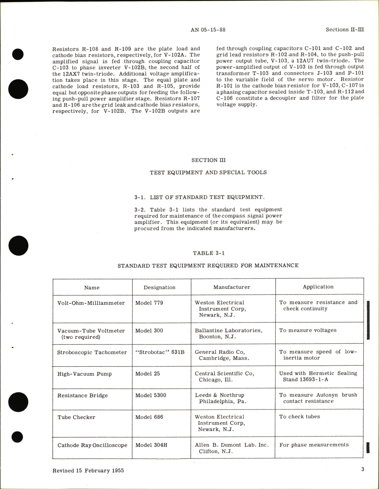 Sample page 7 from AirCorps Library document: Overhaul Instructions for Compass Signal Power Amplifier Type Nos. 35900-1A-1-A-1, 35900-1A-1-B1, & 35900-1-F