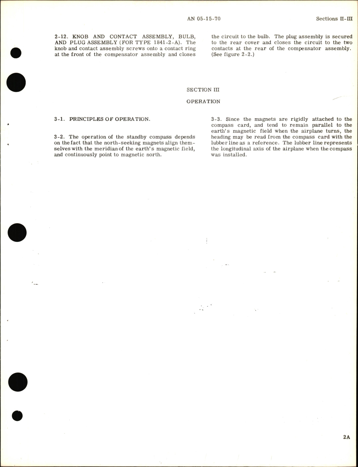Sample page 7 from AirCorps Library document: Overhaul Instructions for Standby Compass Part Nos. 1840-1-A, 1840-2-A, 1841-2-A 