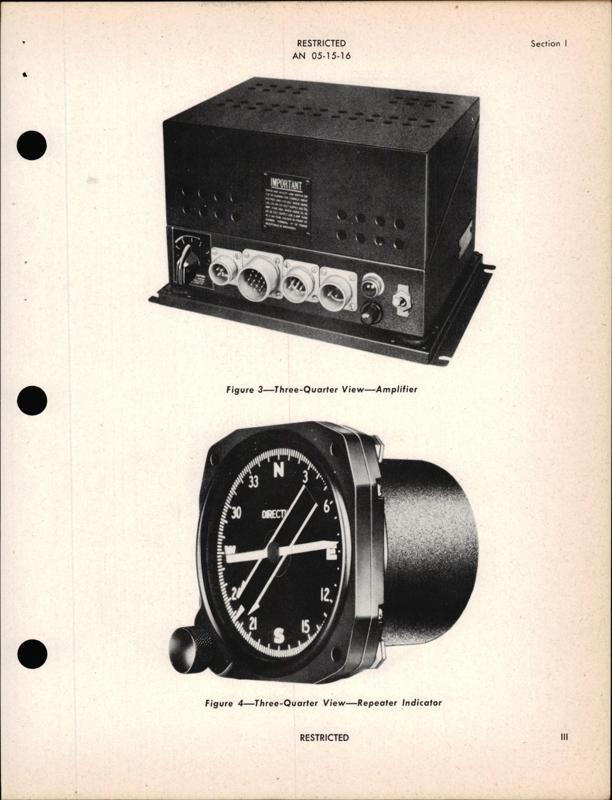 Sample page 9 from AirCorps Library document: Operation and Service Instructions for Gyro Stabilized Flux Gate Compass System