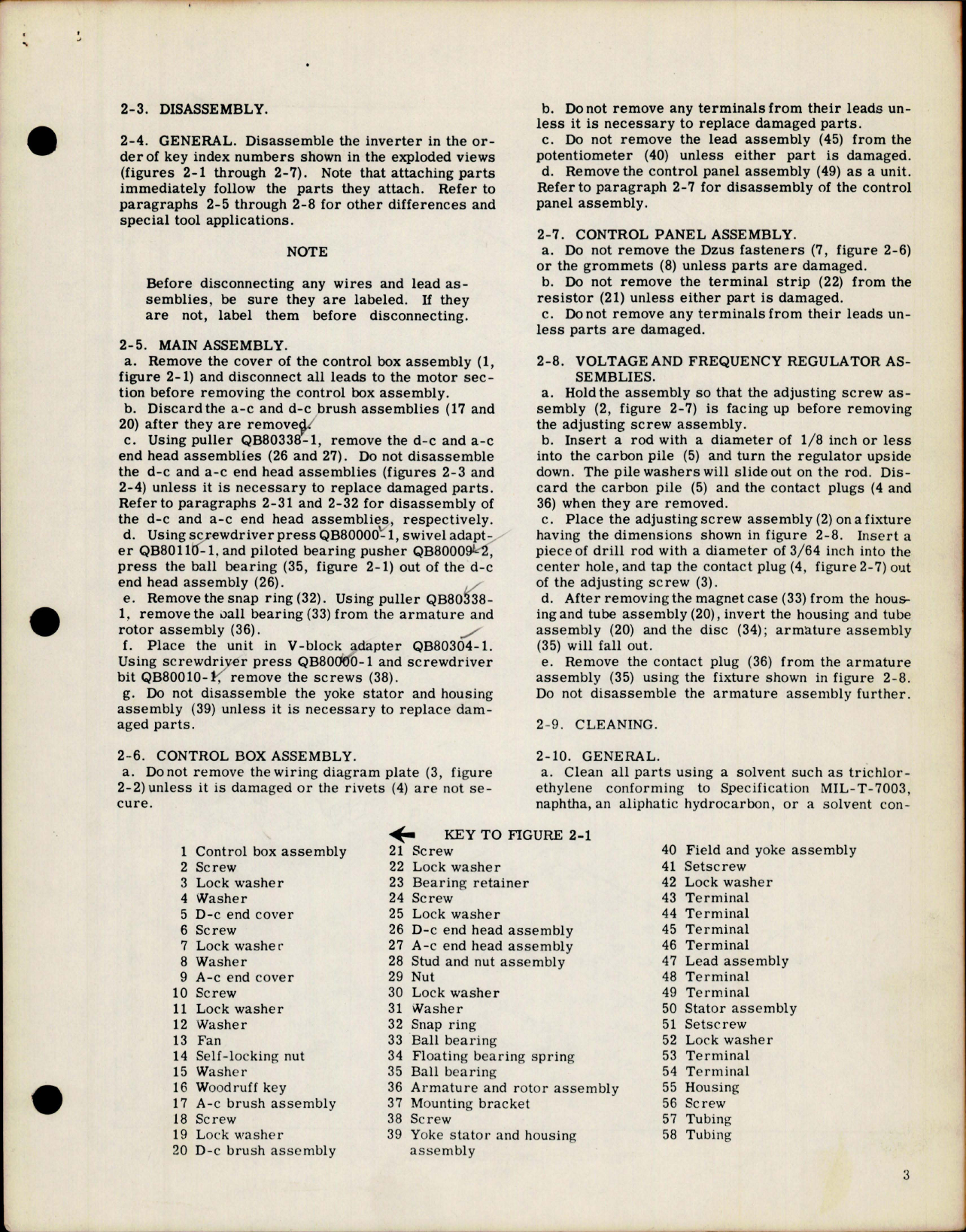 Sample page 7 from AirCorps Library document: Overhaul Instructions for Inverter - Type 32E01-2-A