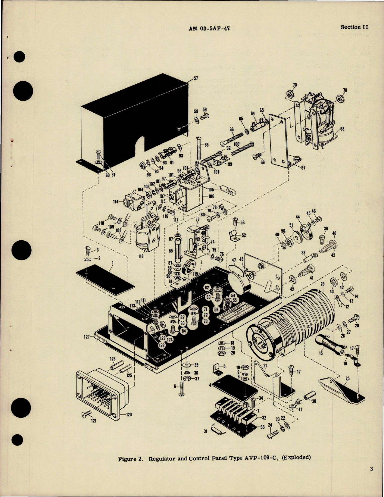 Sample page 5 from AirCorps Library document: Parts Catalog for Regulator and Control Panel - Part A 24A9178-3 - Type AVP-109-C 